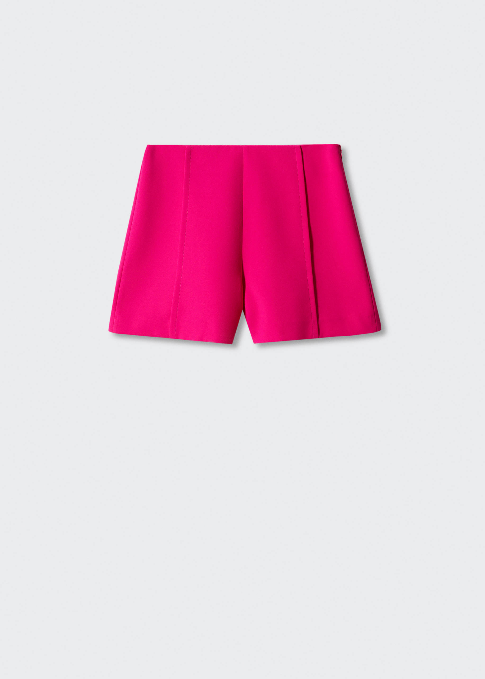 High-waist straight shorts - Article without model