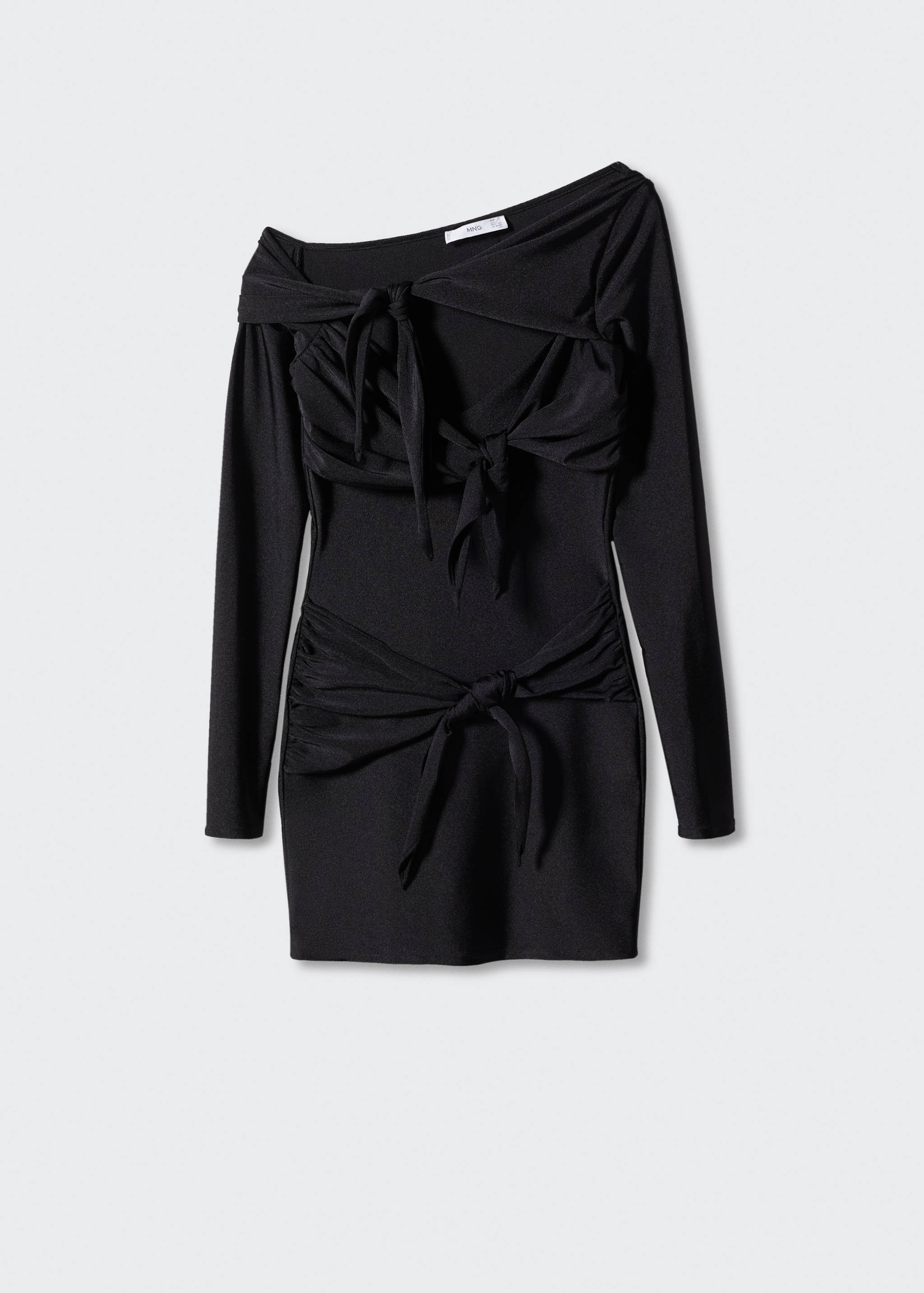 Vestido drapeado detalle nudos - Artículo sin modelo