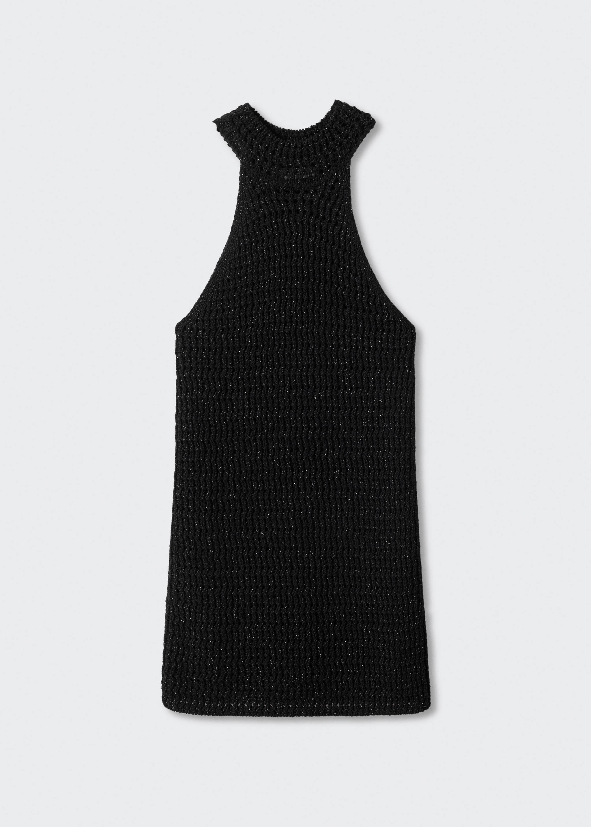 Lurex halter-neck dress - Article without model
