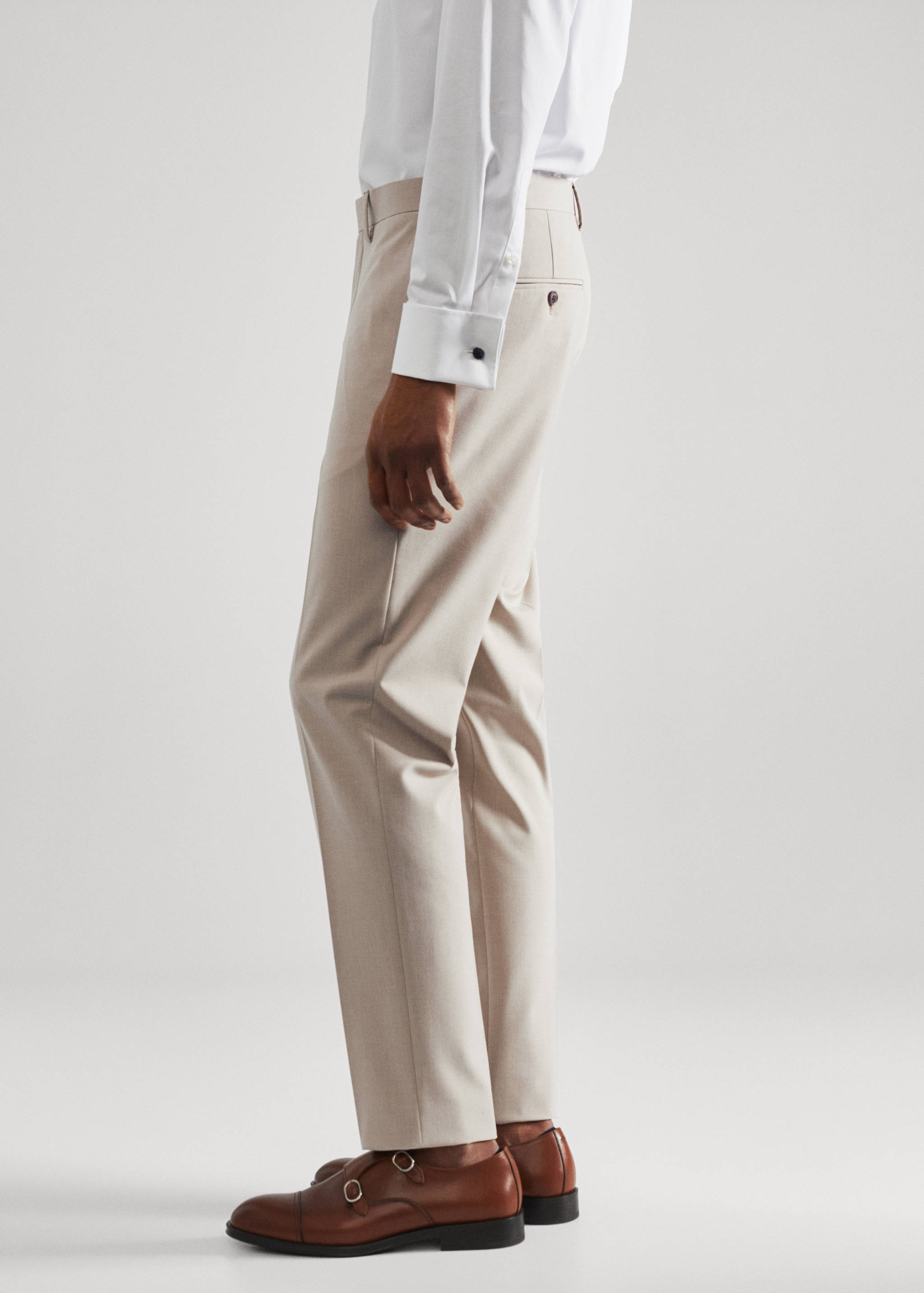 Pantalon costume slim-fit tissu comfort stretch - Détail de l'article 4