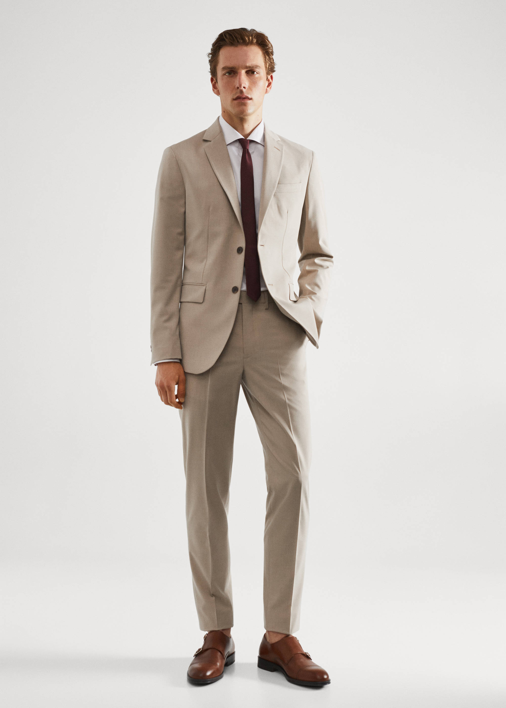 Pantalon costume slim-fit tissu comfort stretch - Détail de l'article 6