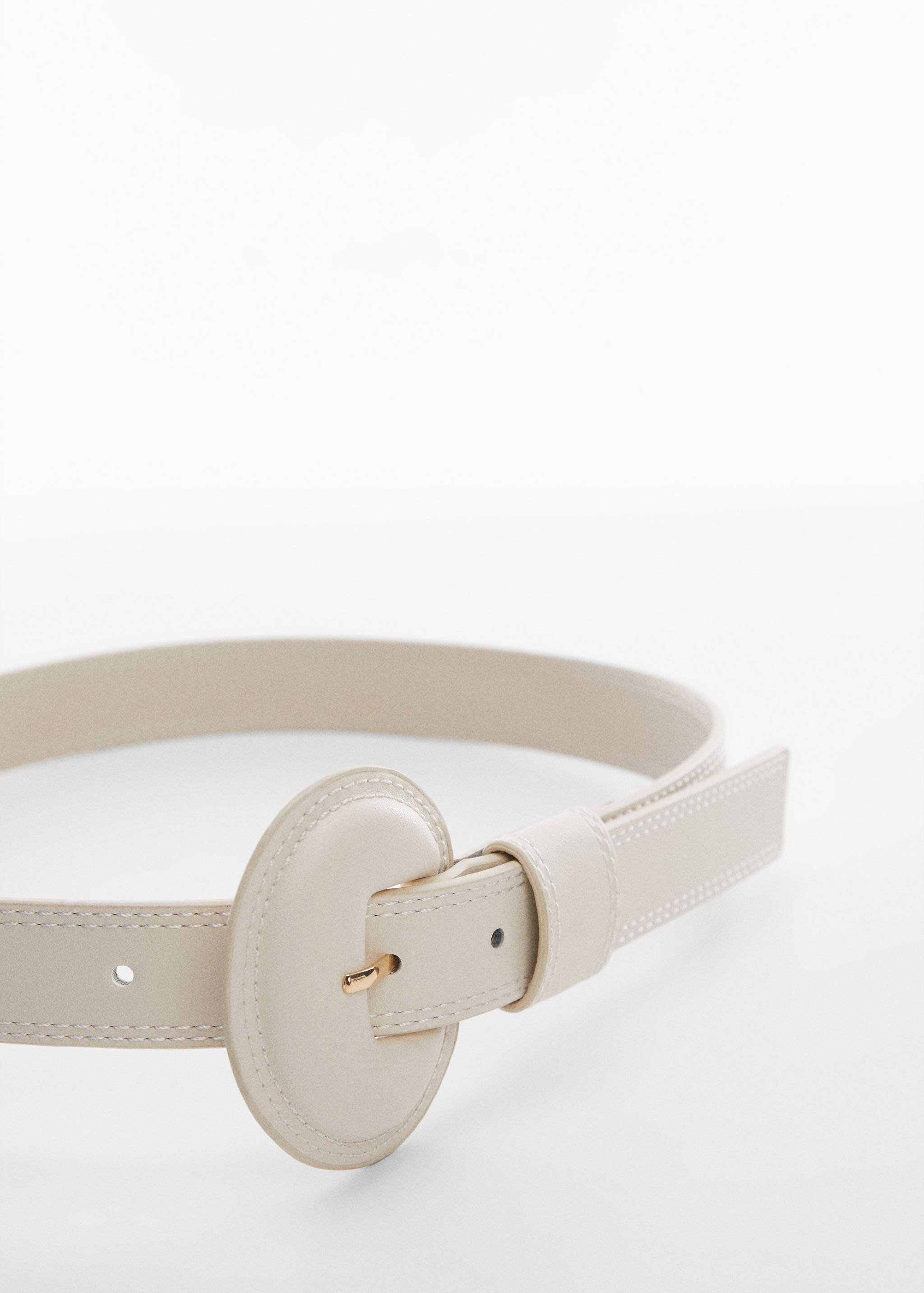 Rounded buckle belt - Medium plane