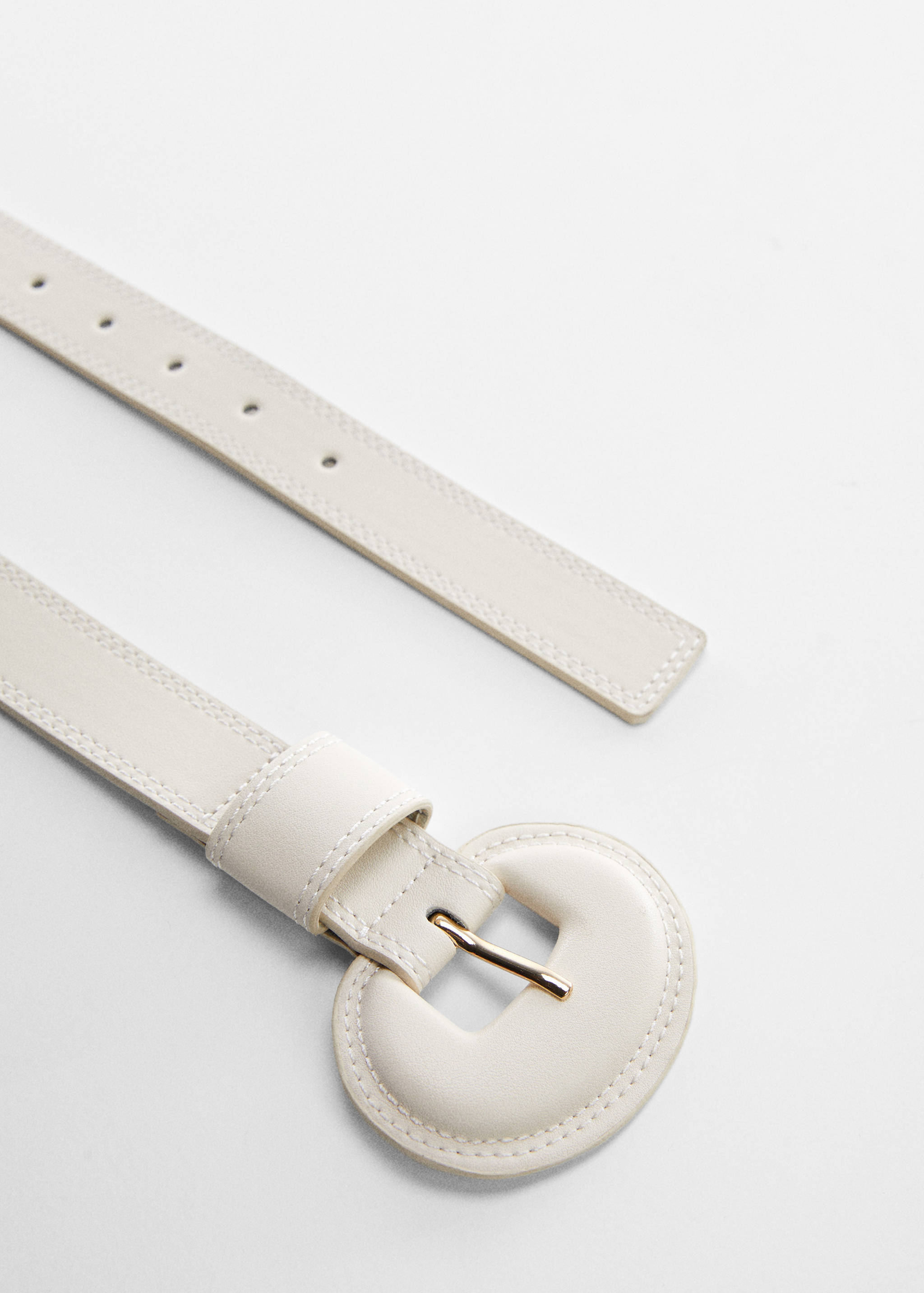 Rounded buckle belt - Details of the article 1