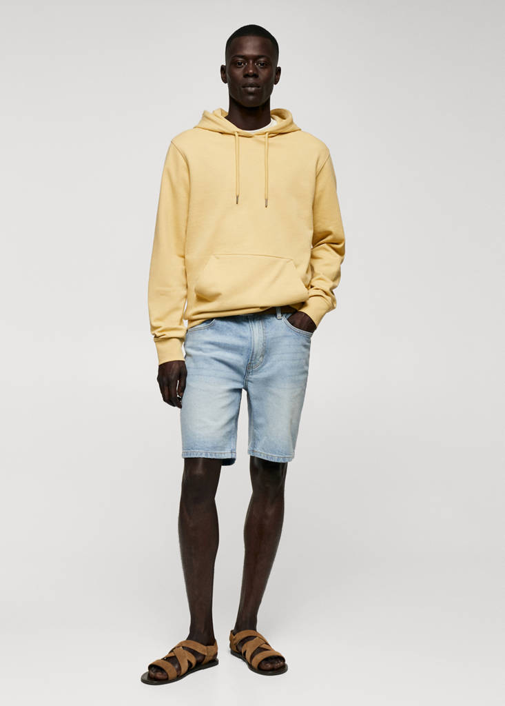 Hoodie cotton sweatshirt — Curry