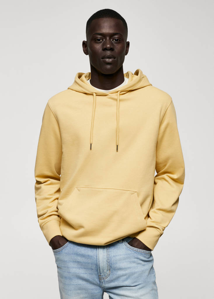Hoodie cotton sweatshirt — Curry