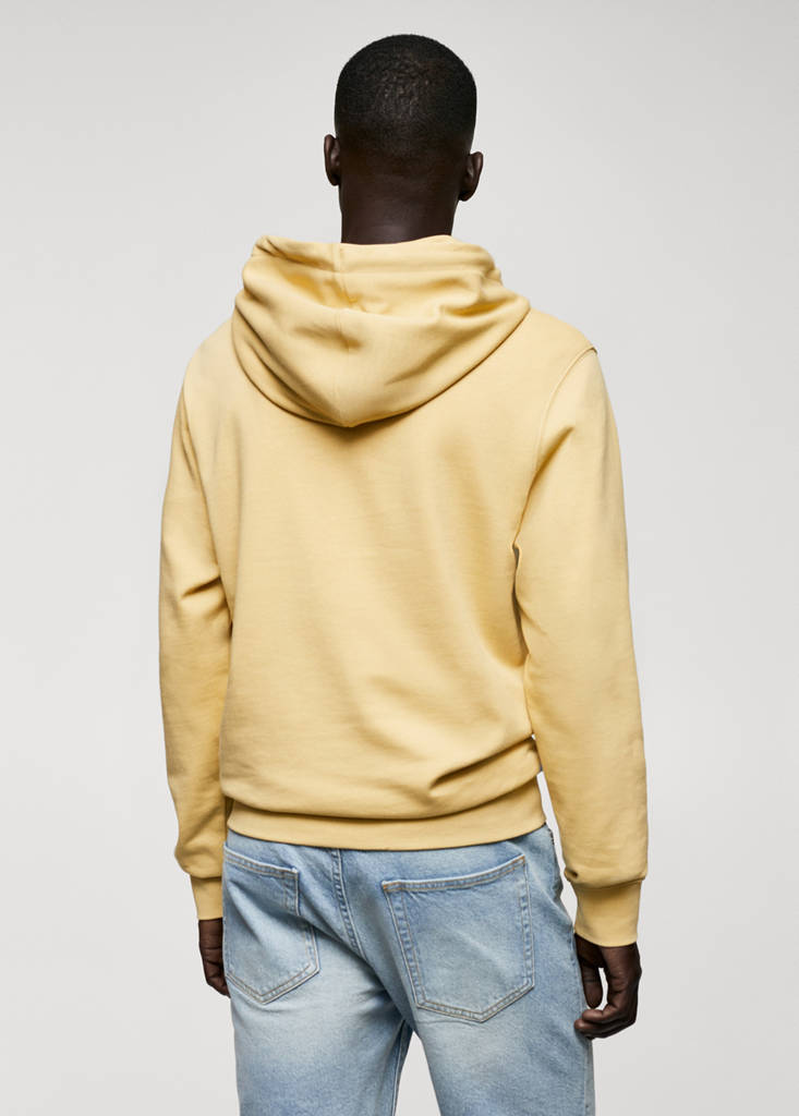 Hoodie cotton sweatshirt — Curry