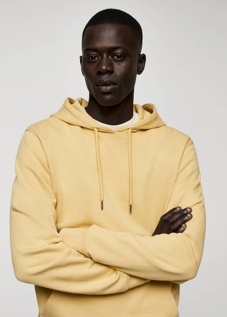 Hoodie cotton sweatshirt — Curry