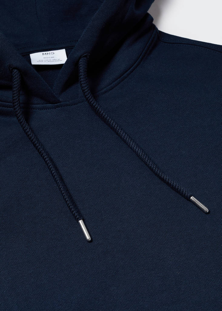 Hoodie cotton sweatshirt — Navy