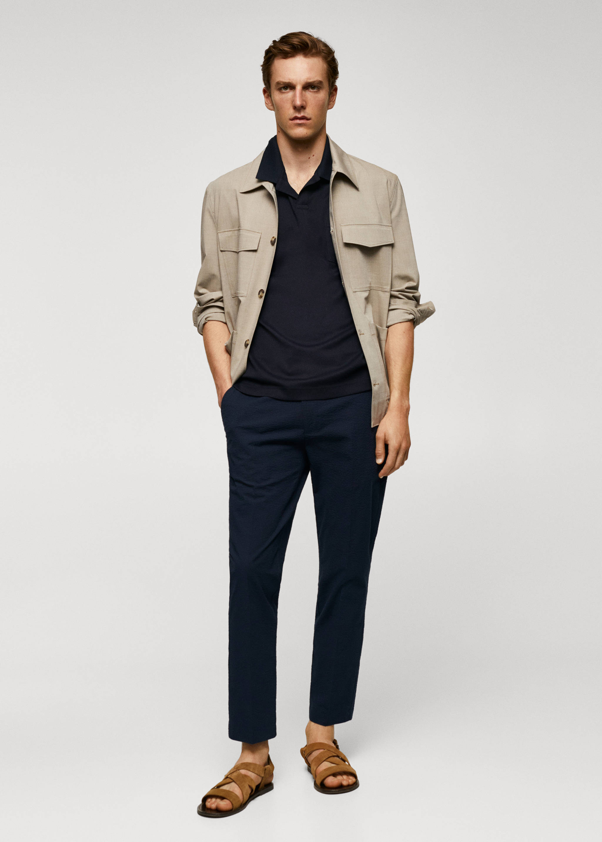 Polo 100 % coton poche - Plan général