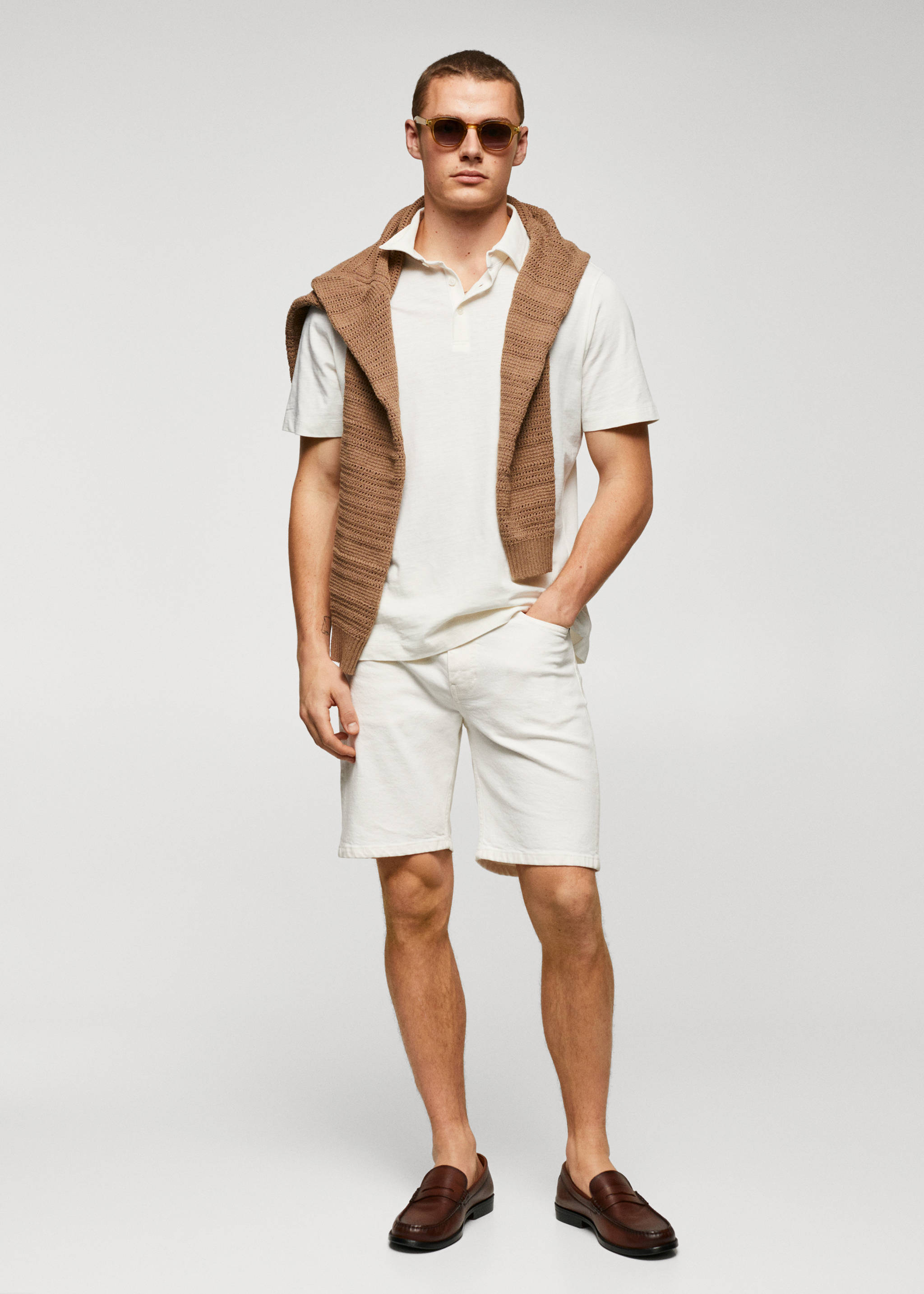 Polo essentiel 100 % coton - Plan général