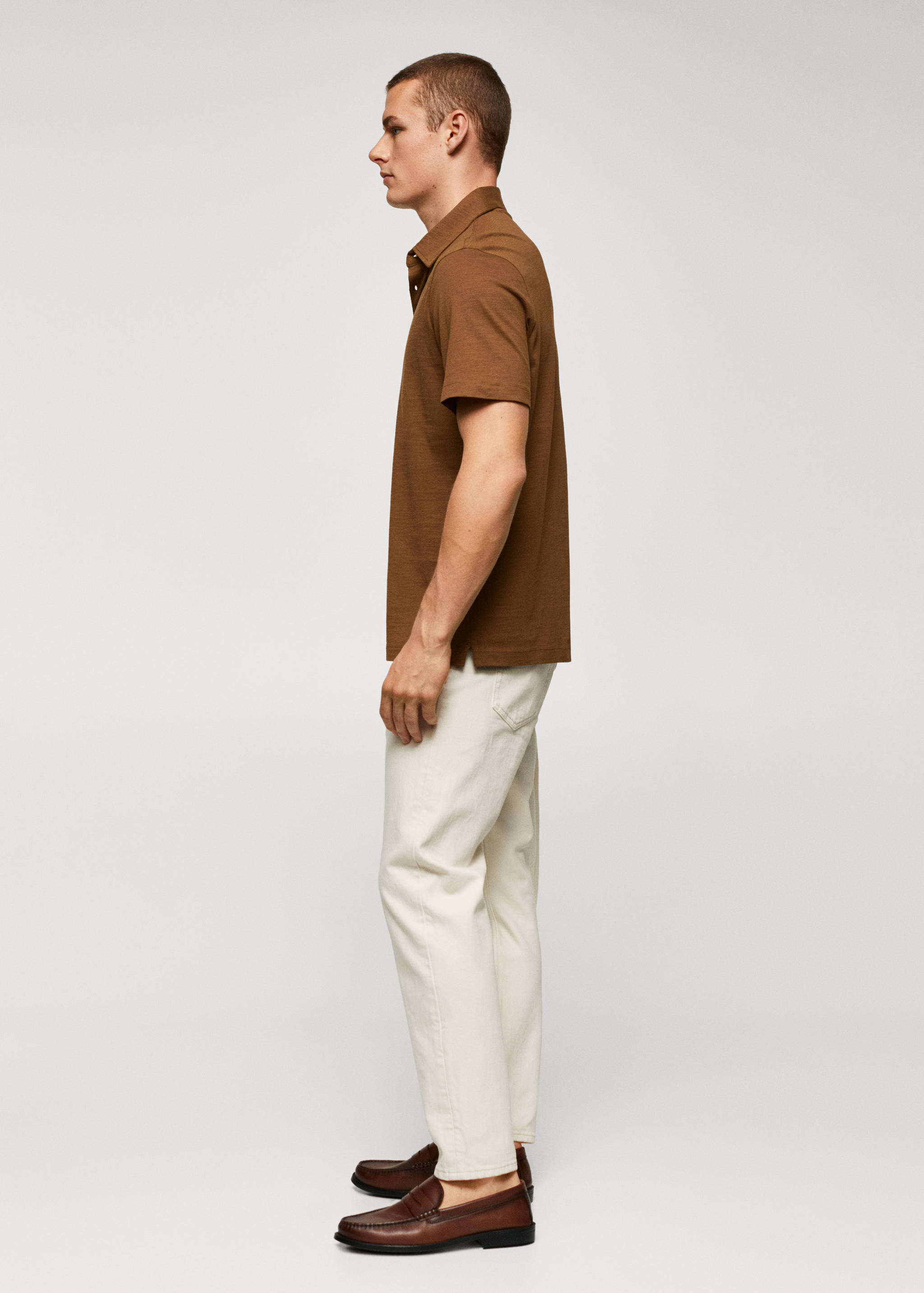 100% cotton basic polo shirt - Details of the article 2