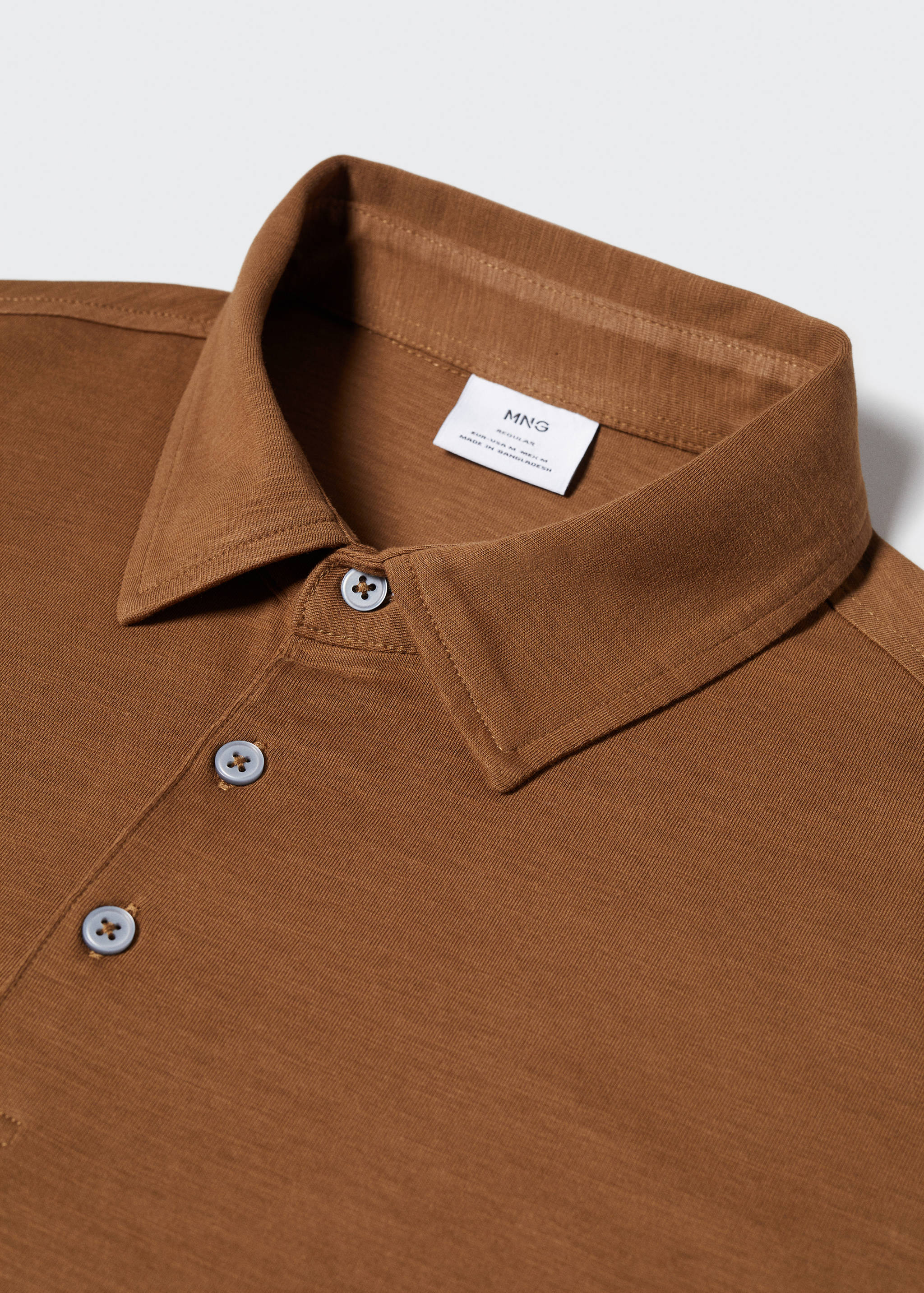 100% cotton basic polo shirt - Details of the article 8
