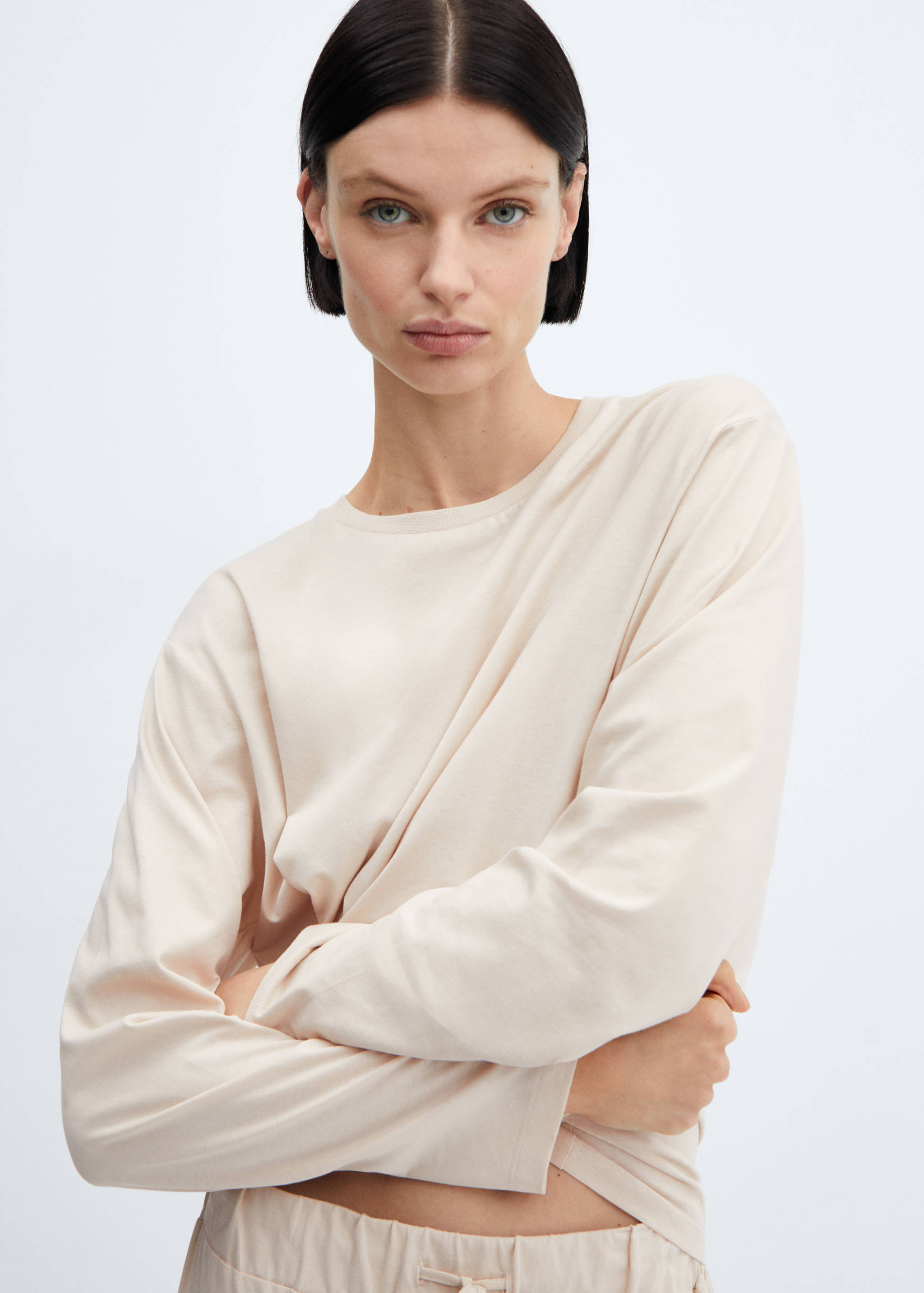 Pyjama long en coton - Détail de l'article 1