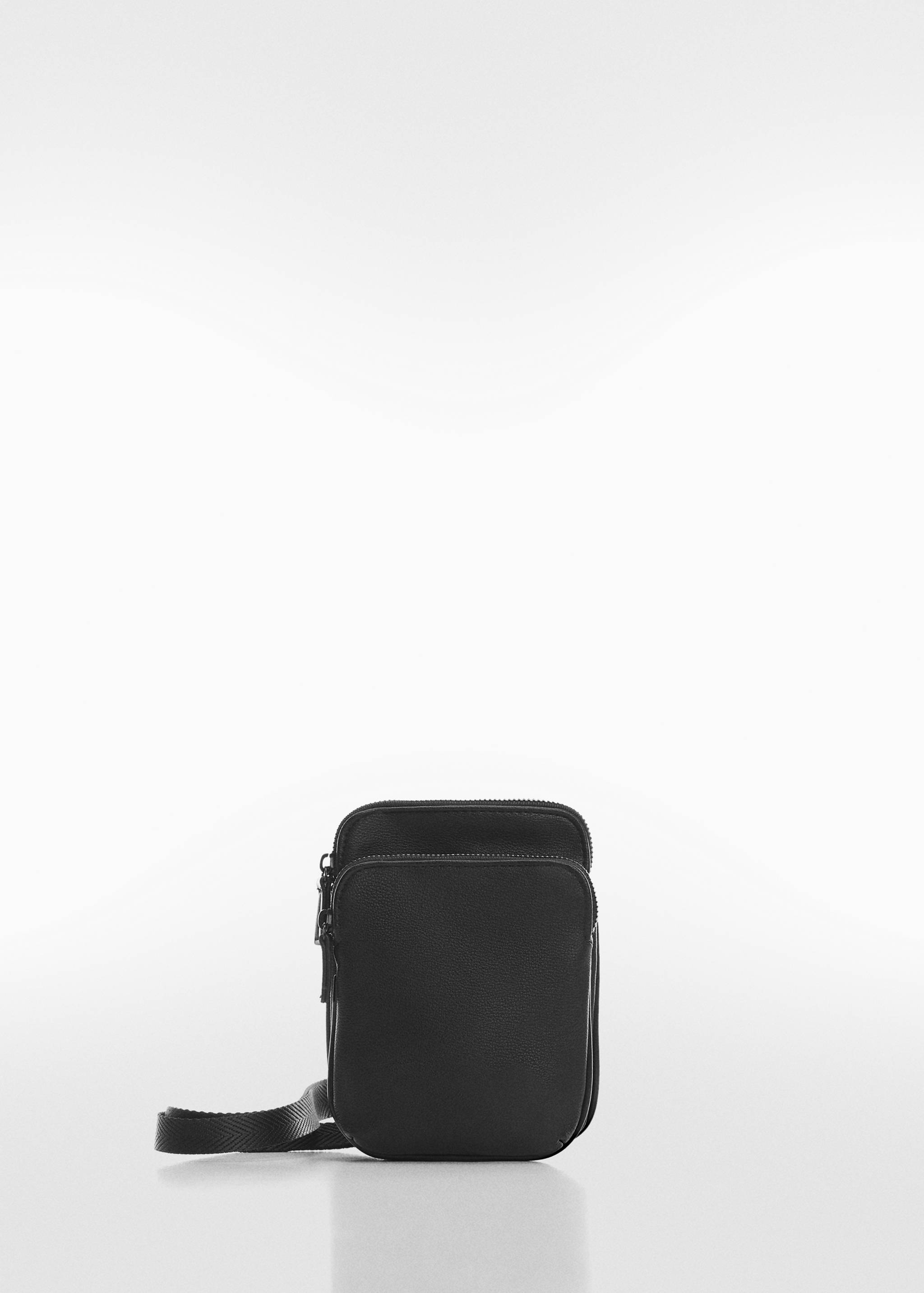 Mini-sac bandoulière simili-cuir effet grainé - Article sans modèle