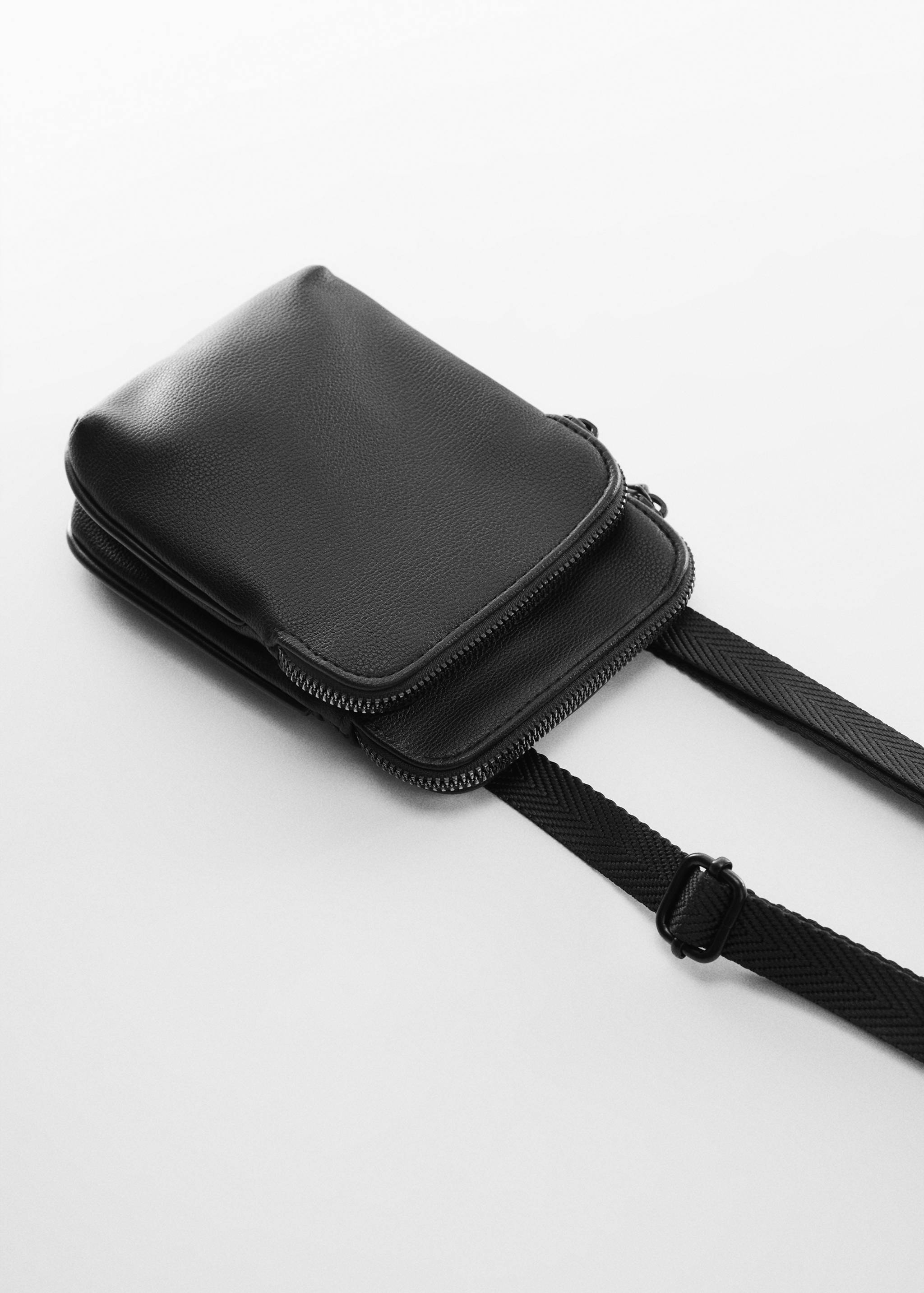 Mini-sac bandoulière simili-cuir effet grainé - Détail de l'article 1