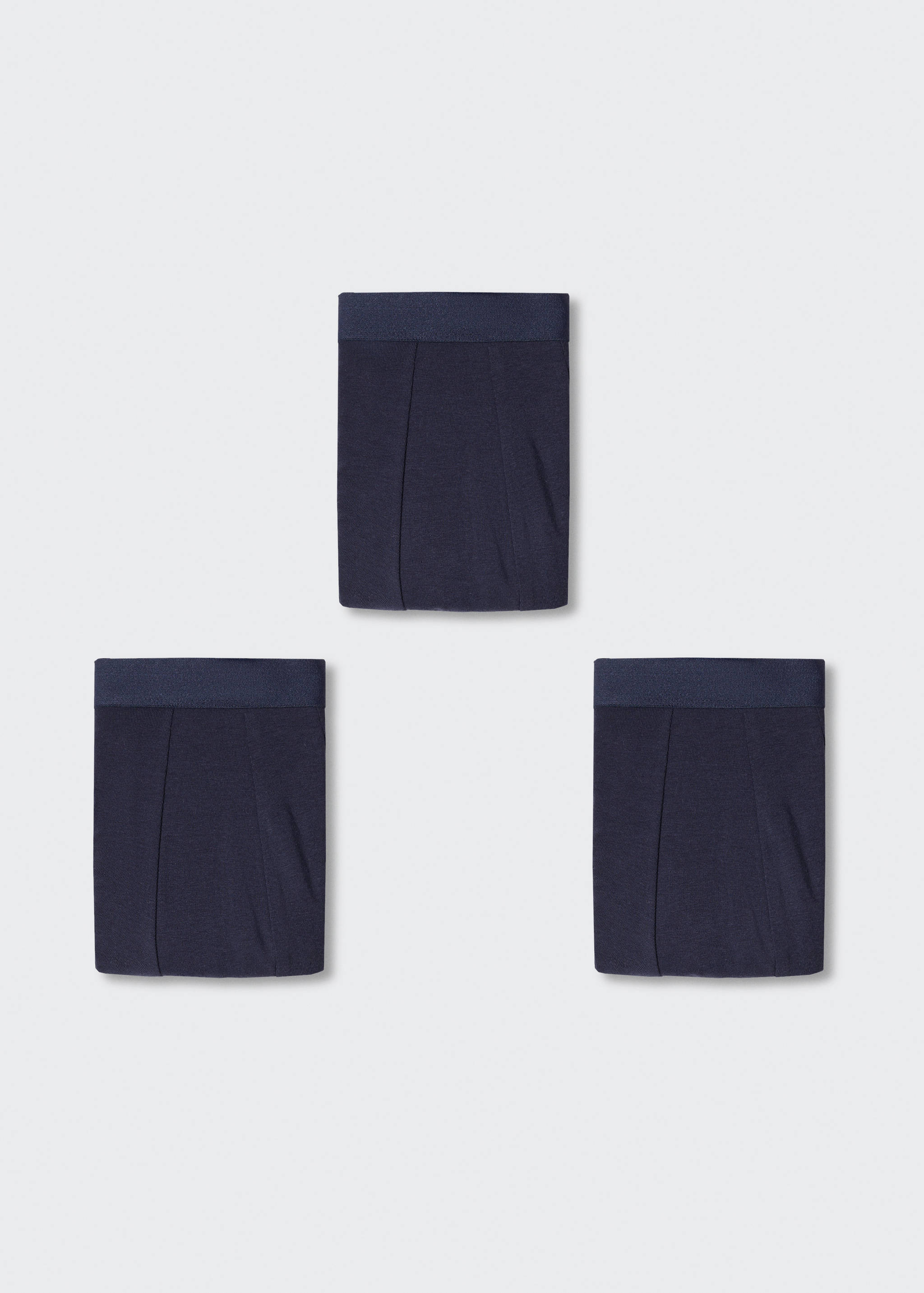 Lot 3 boxers bleus coton - Article sans modèle