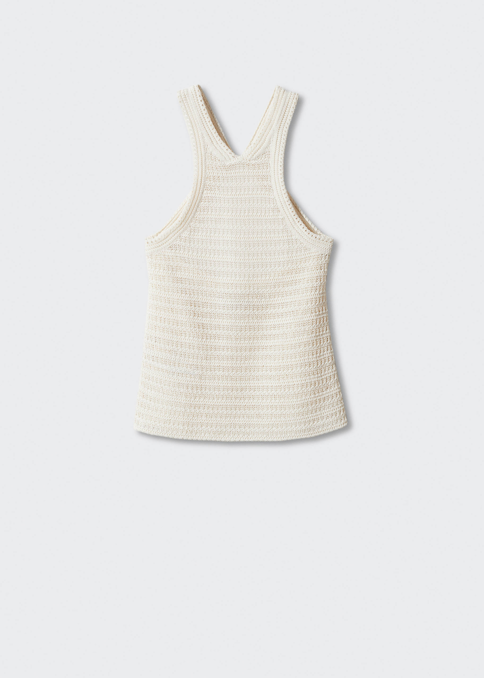 Top crochet cuello halter - Artículo sin modelo