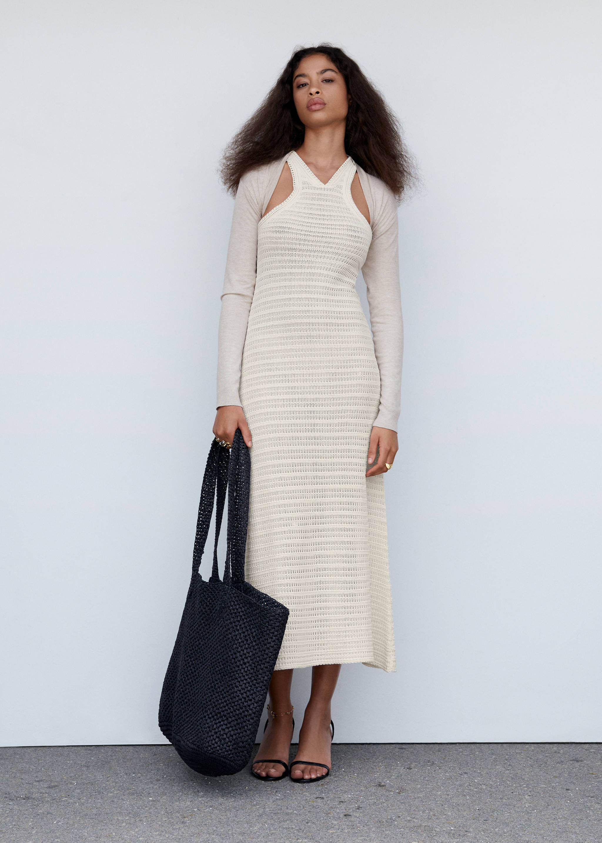 Платье из кроше с американской проймой - Деталь изделия 2