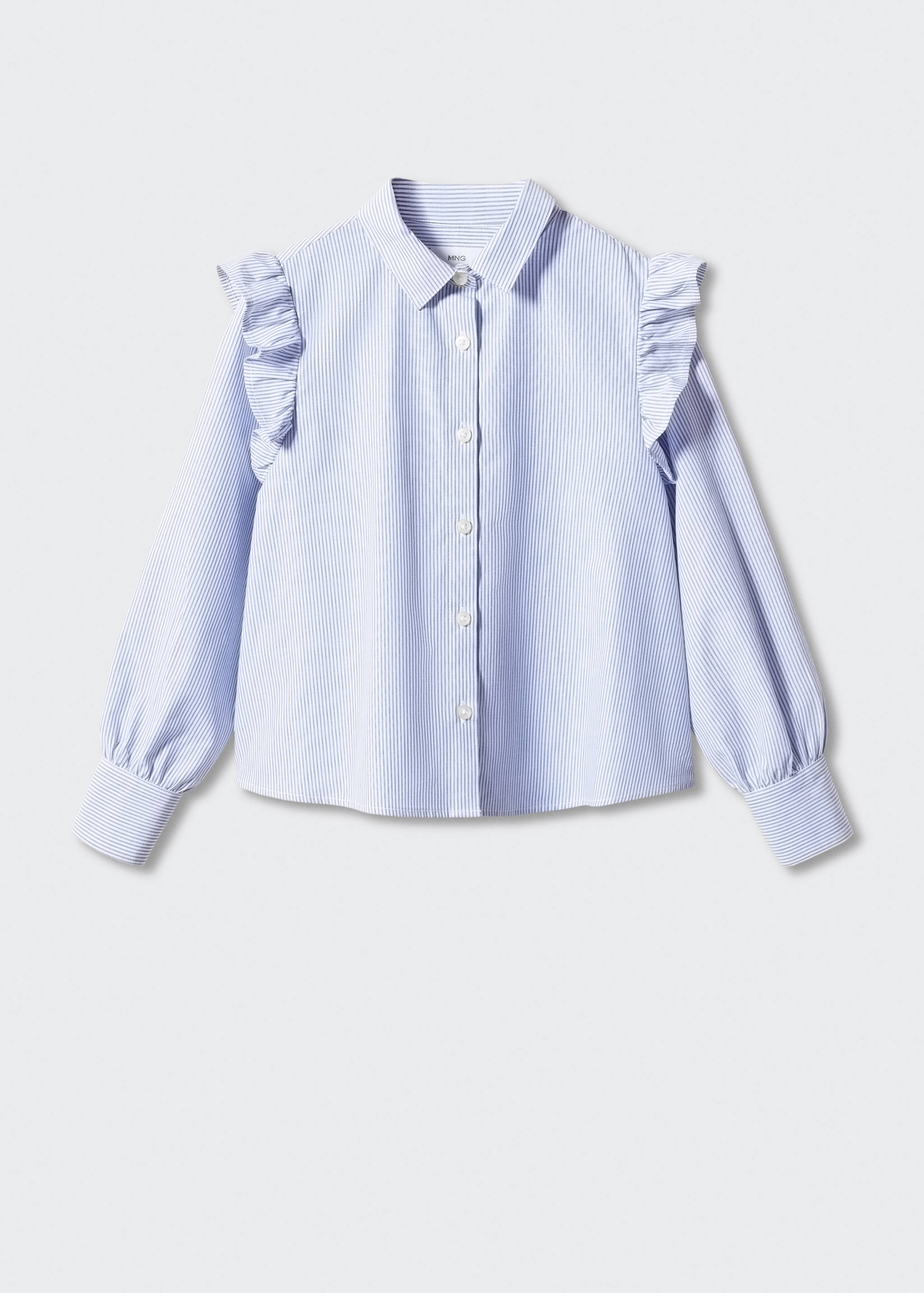 Ruffled cotton shirt - Article without model