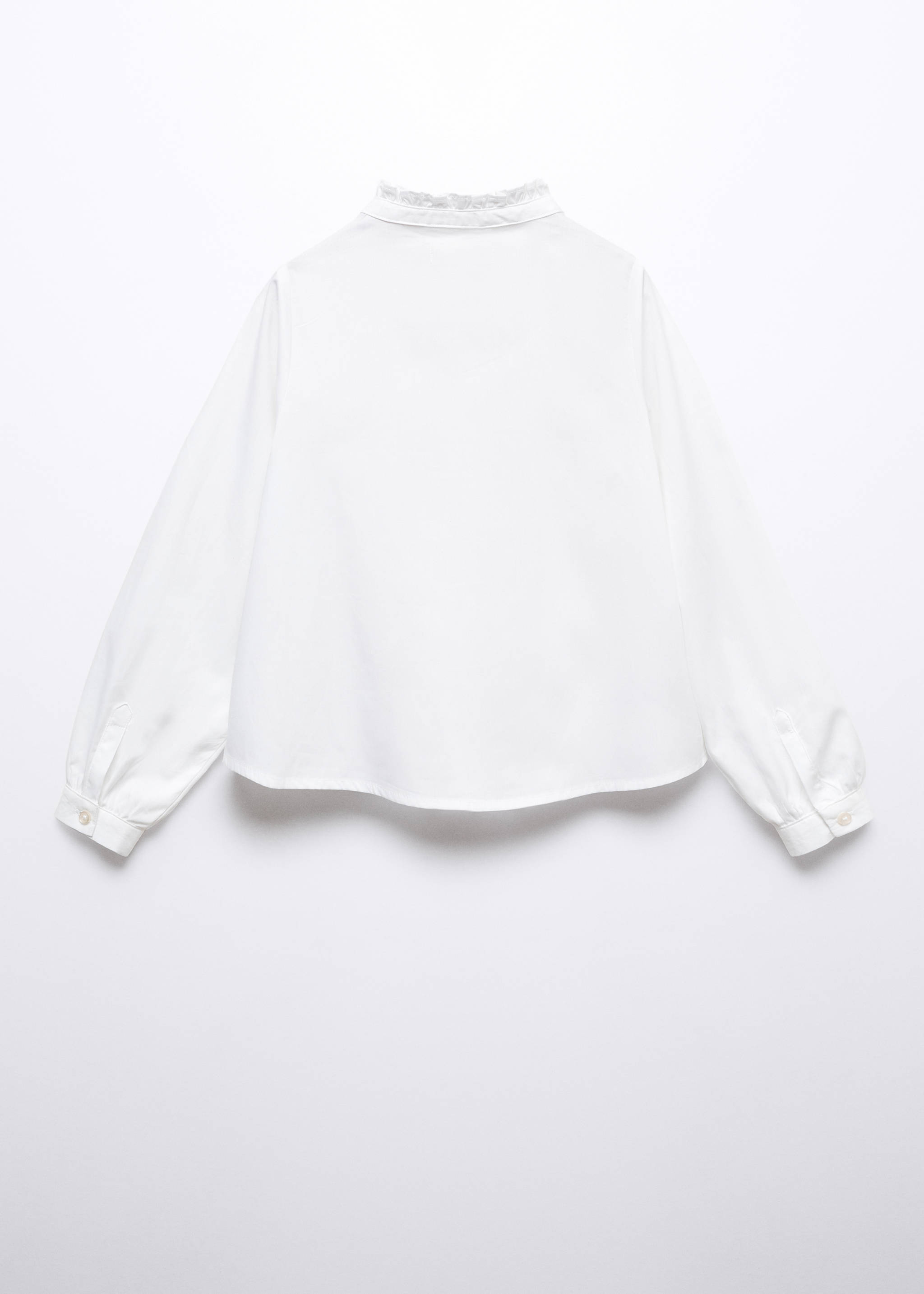 Cotton shirt - Reverse of the article