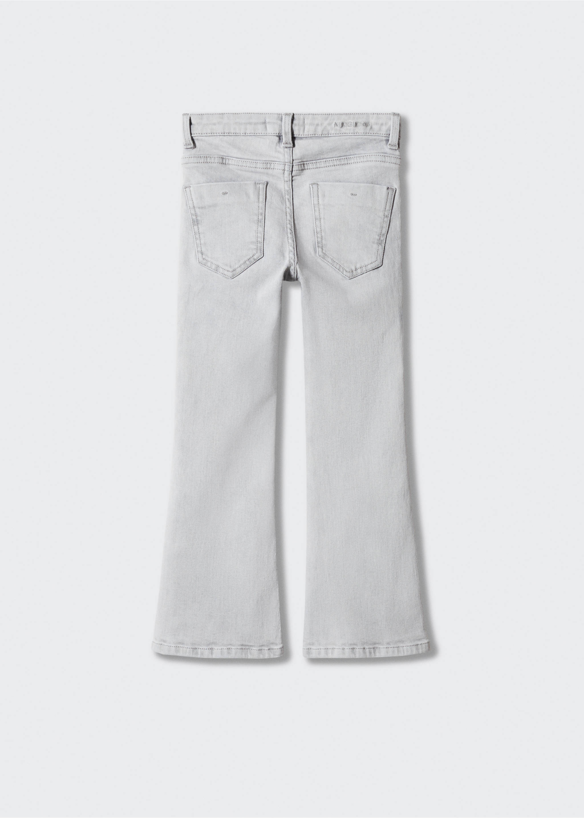 Flared finished jeans - Reverse of the article, Denim Grey. Ref: 57001040-00.