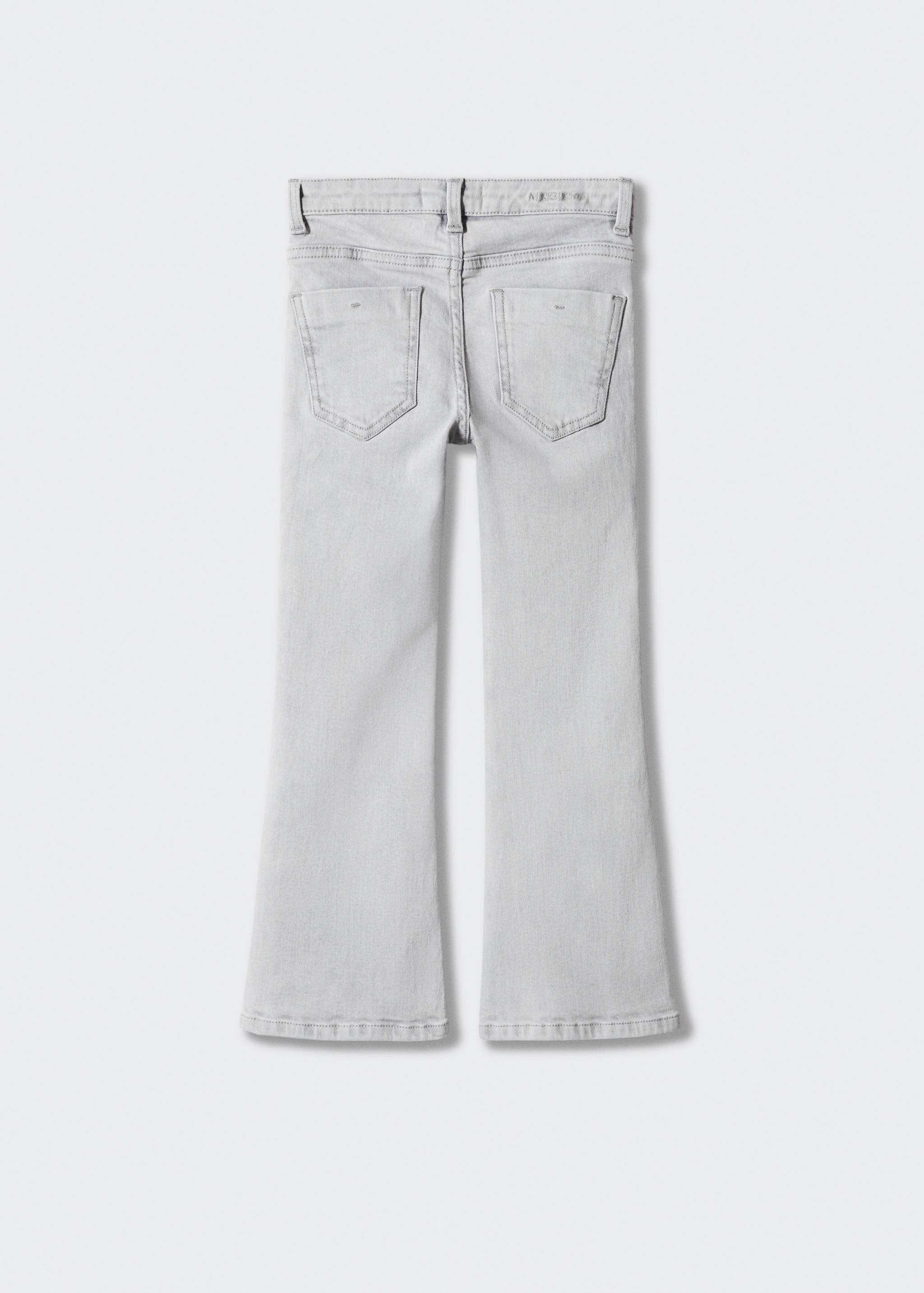 Flared finished jeans - Reverse of the article