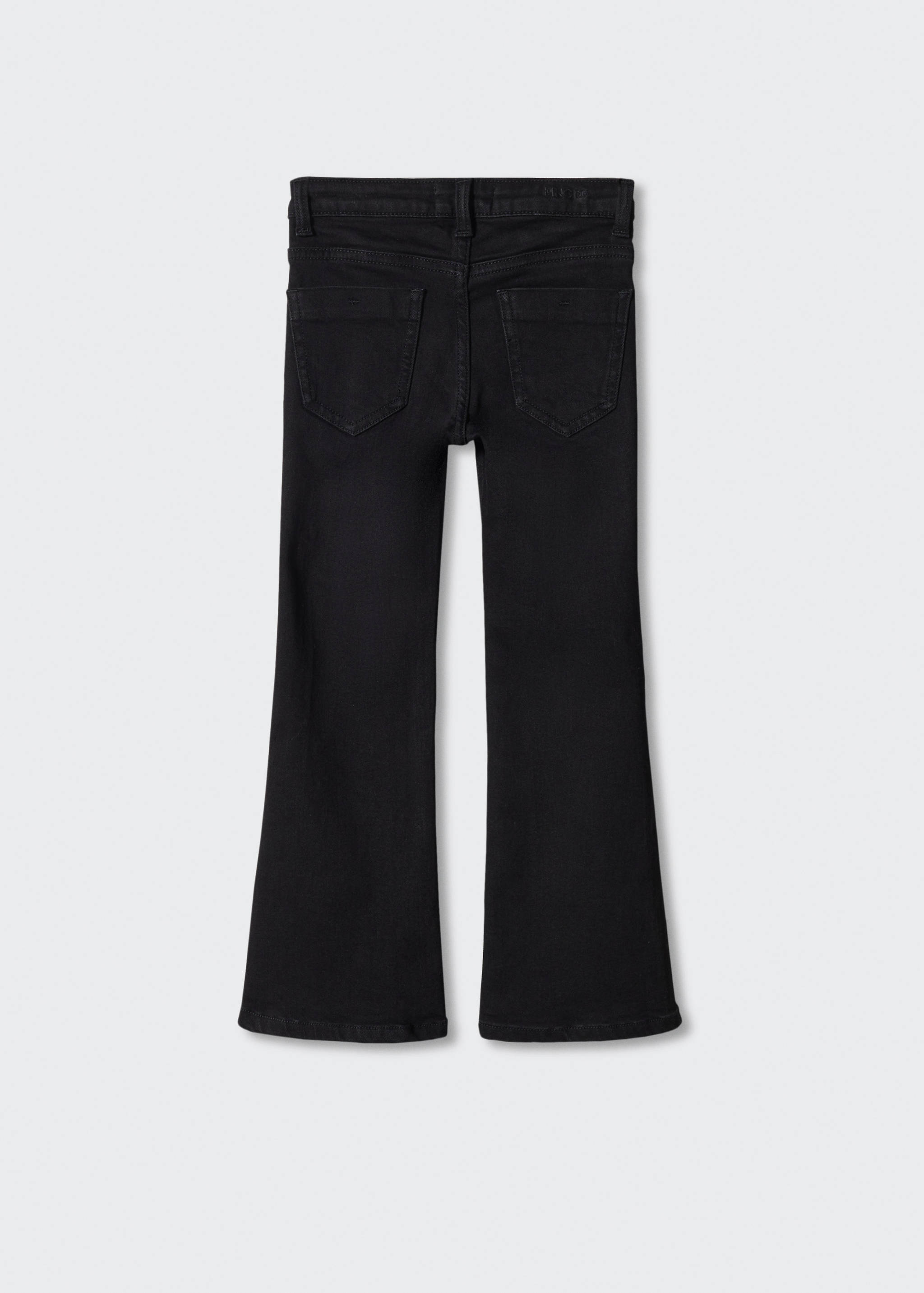Flared finished jeans - Reverse of the article