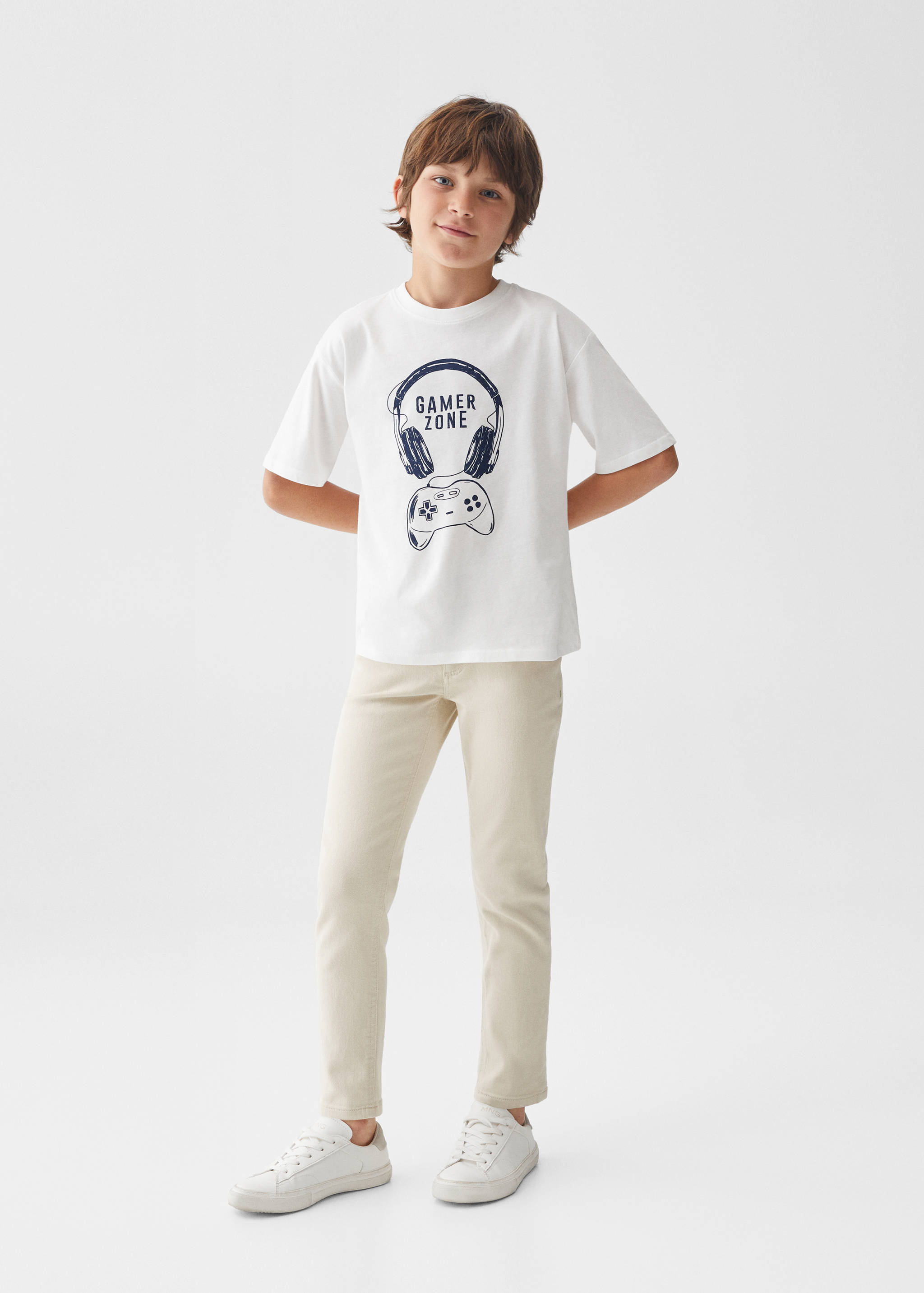Cotton printed T-shirt - General plane