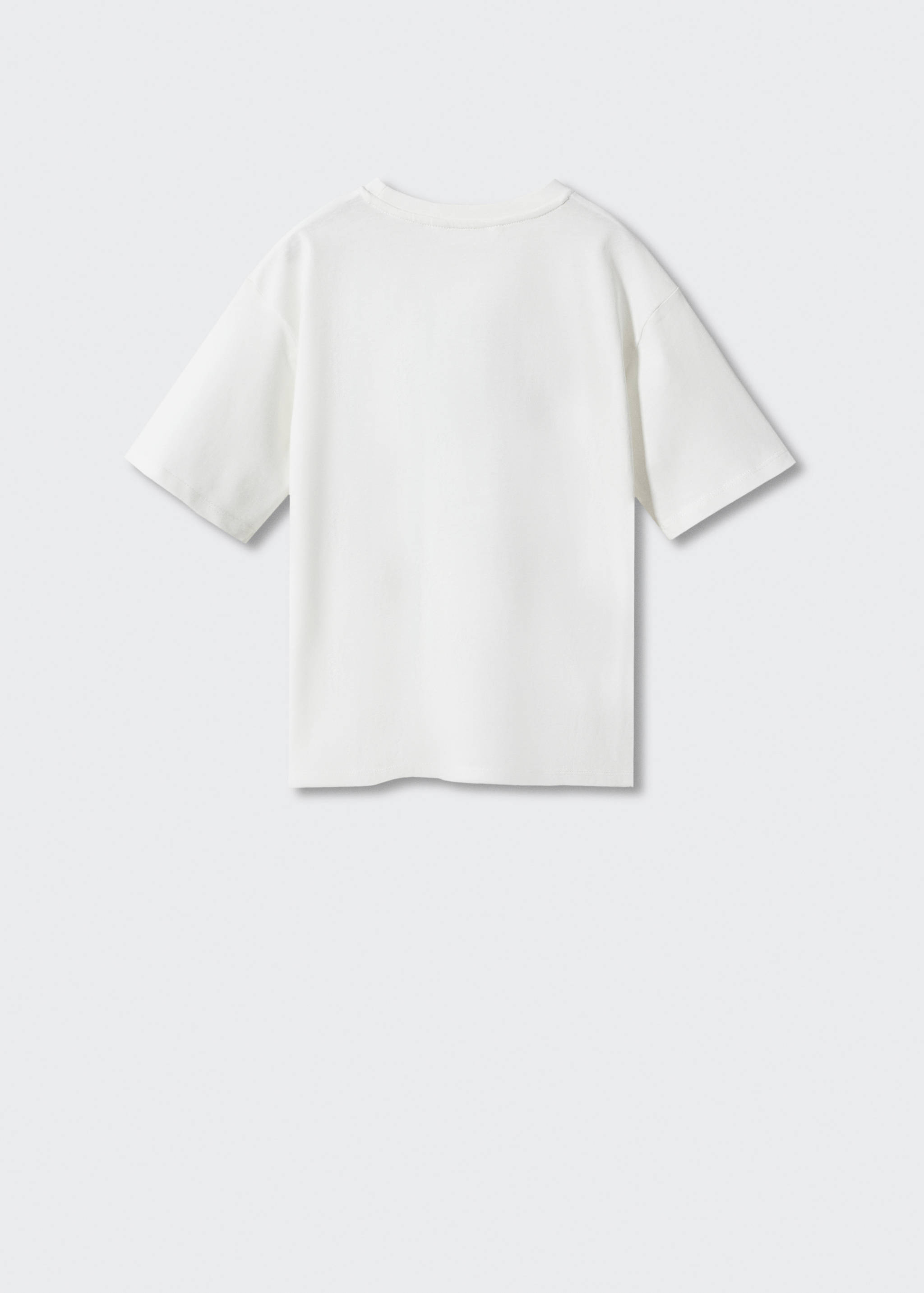 Cotton printed T-shirt - Reverse of the article