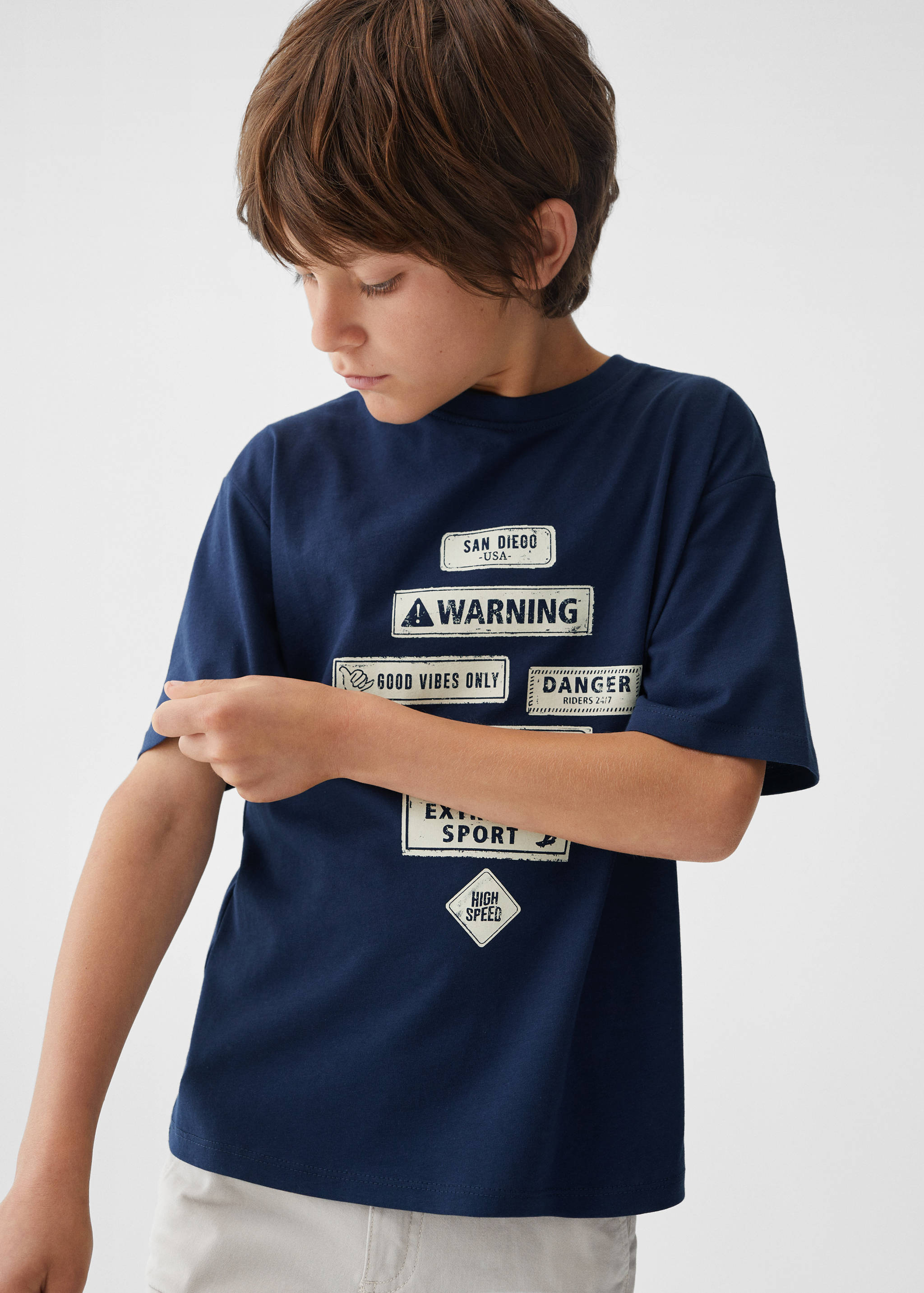 Cotton printed T-shirt - Details of the article 1