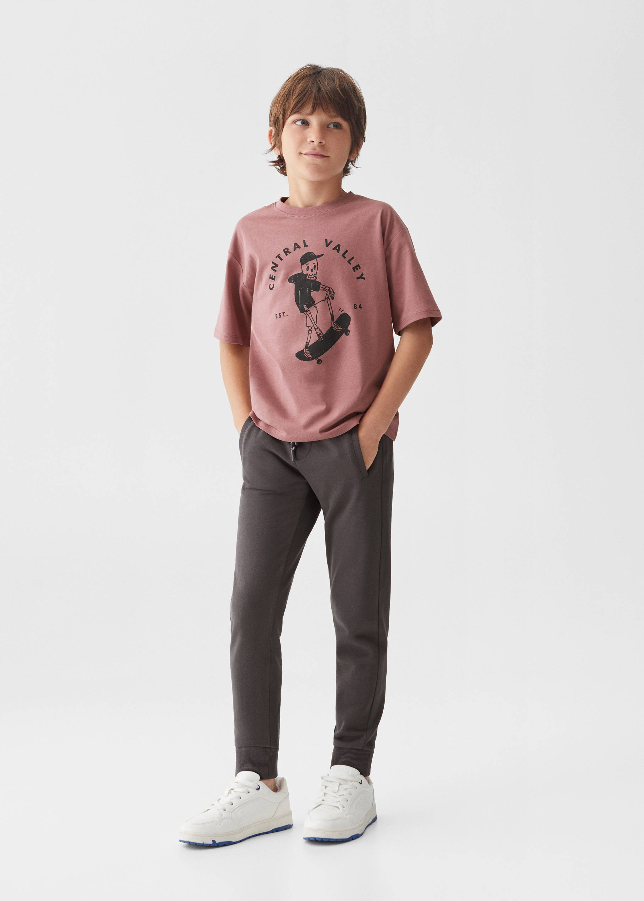 Cotton printed T-shirt - General plane