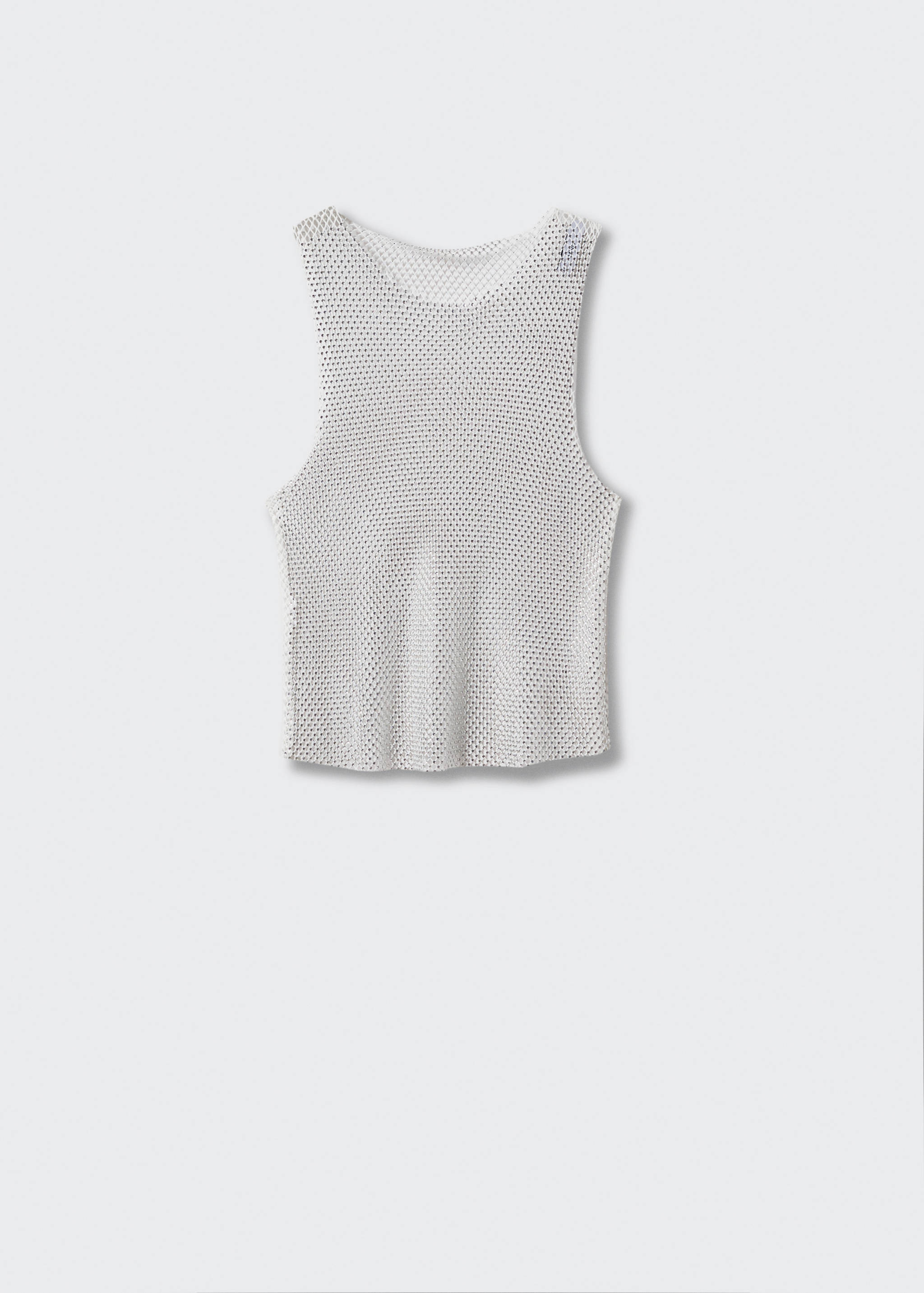 Mesh top with crystal detail - Article without model