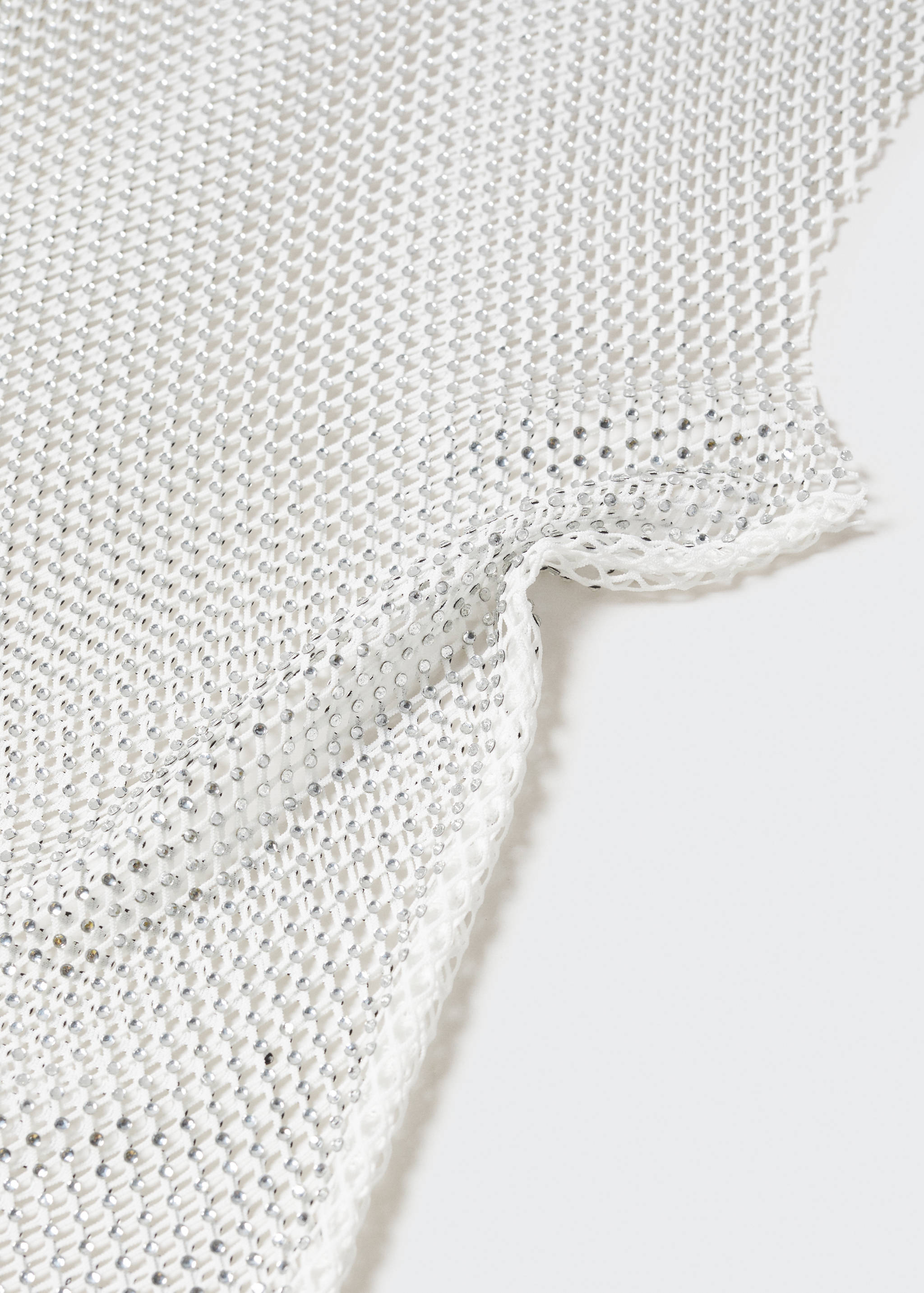Mesh top with crystal detail - Details of the article 8