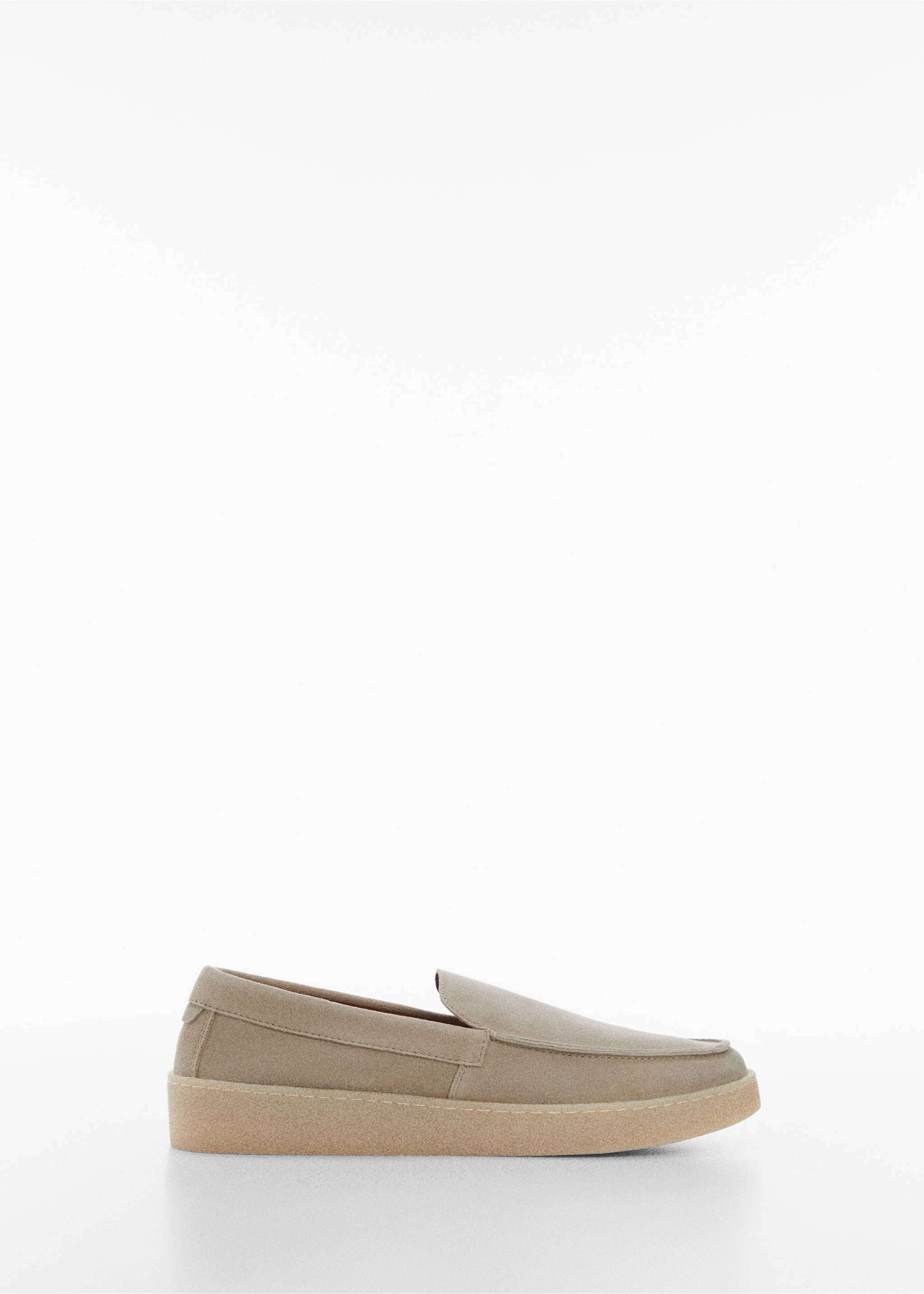 Split leather shoes - Article without model, Sand. Ref: 57001047-00.