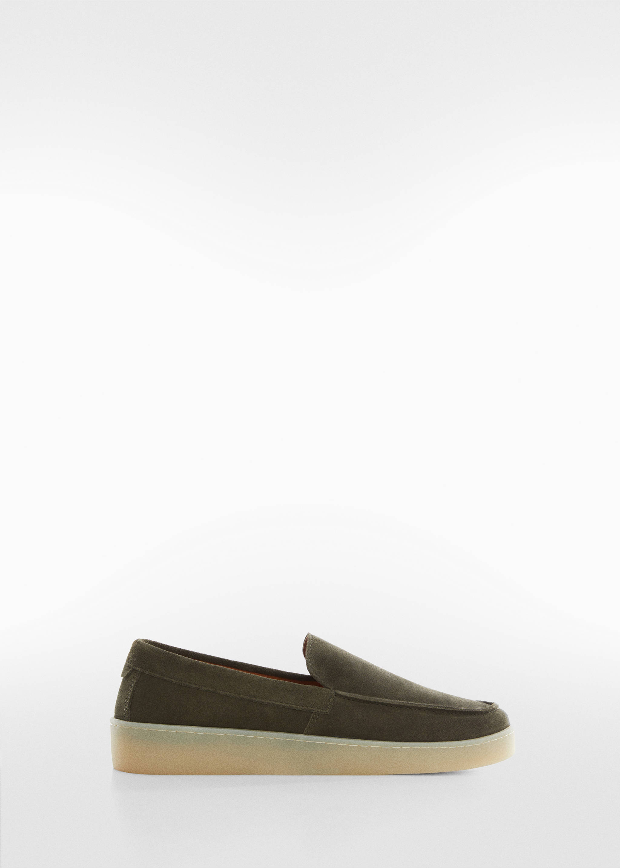 Split leather shoes - Article without model, Khaki. Ref: 57001047-00.