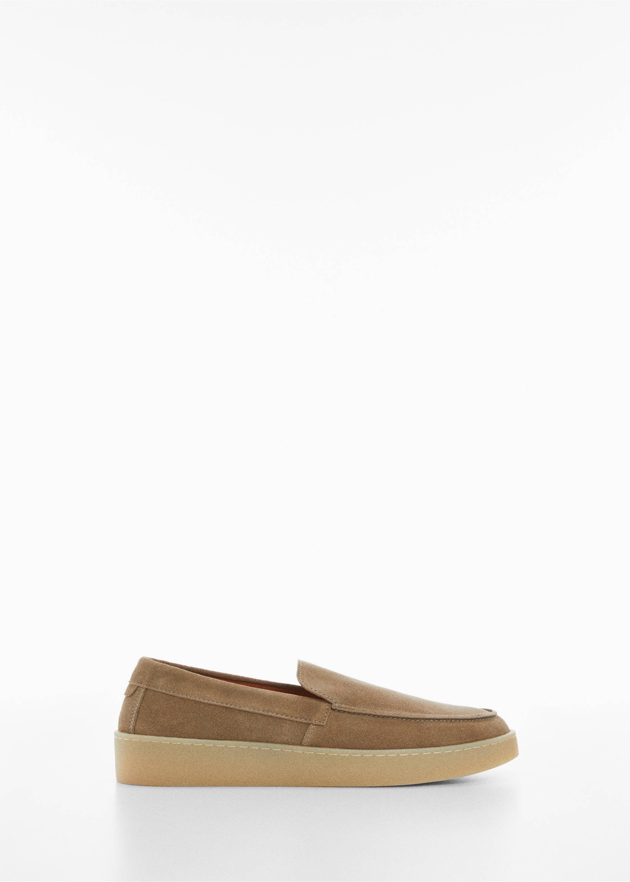 Split leather shoes - Article without model, Light/Pastel Brown. Ref: 57001047-00.