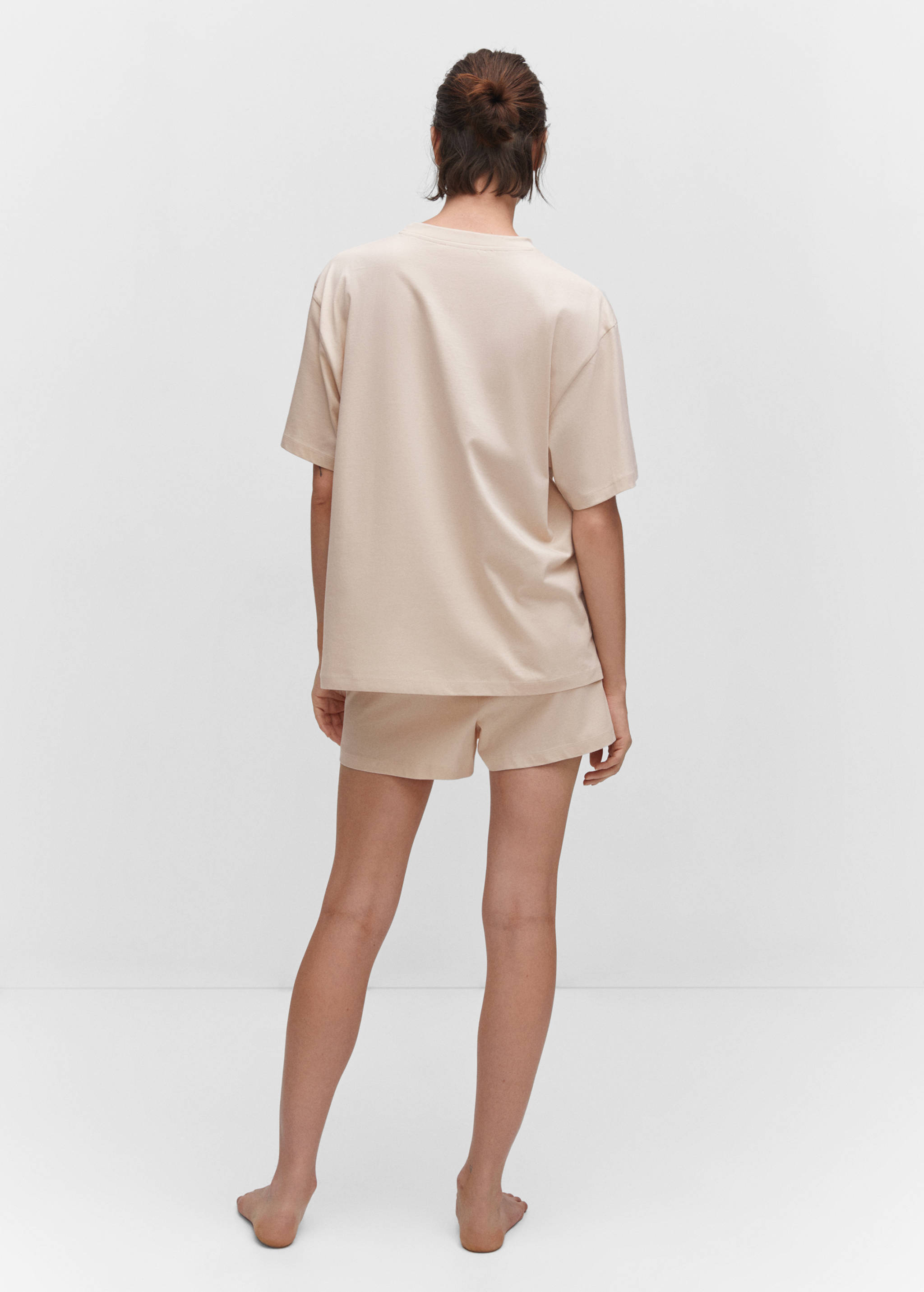 Pyjama court en coton - Verso de l’article