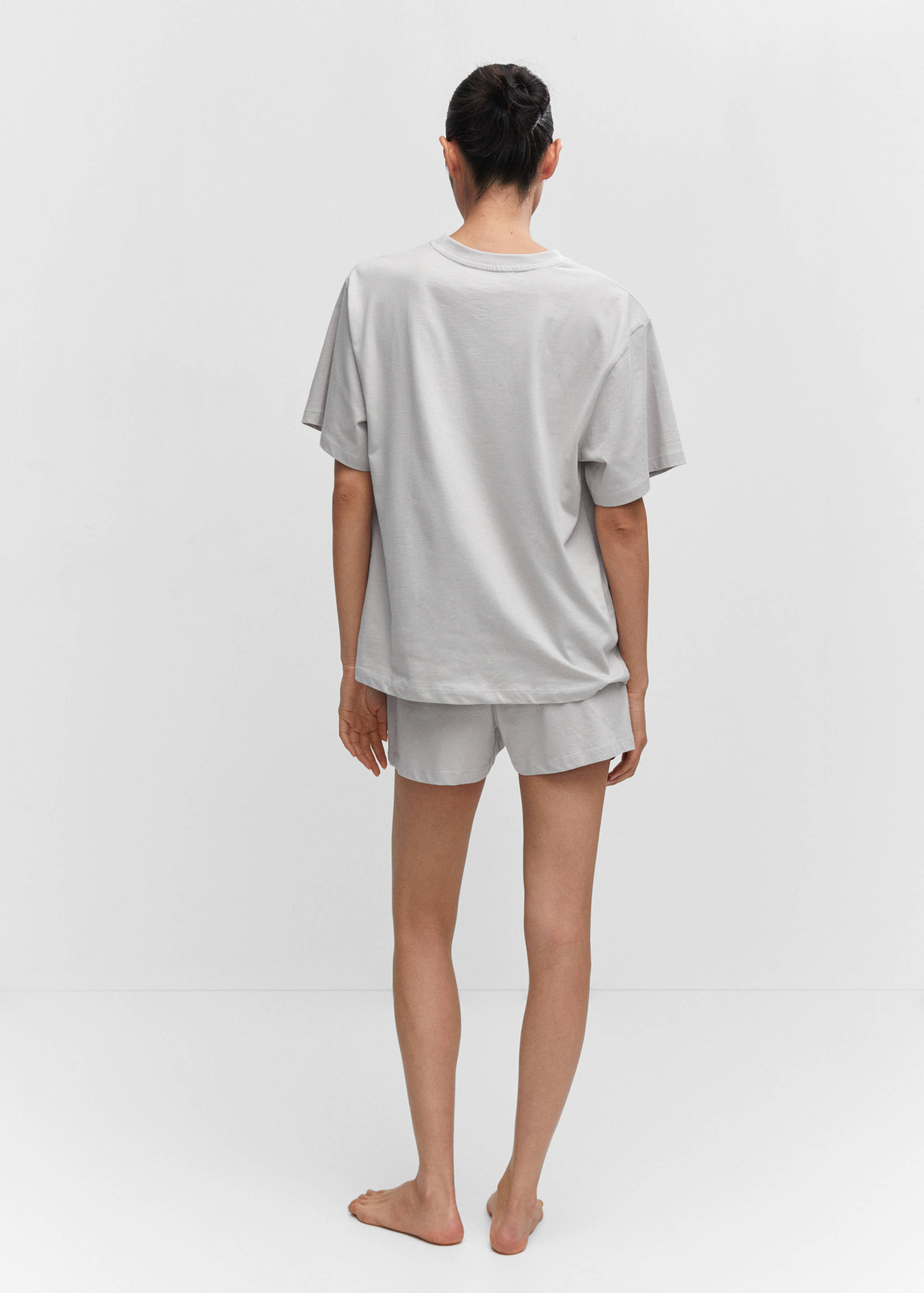 Pyjama court en coton - Verso de l’article