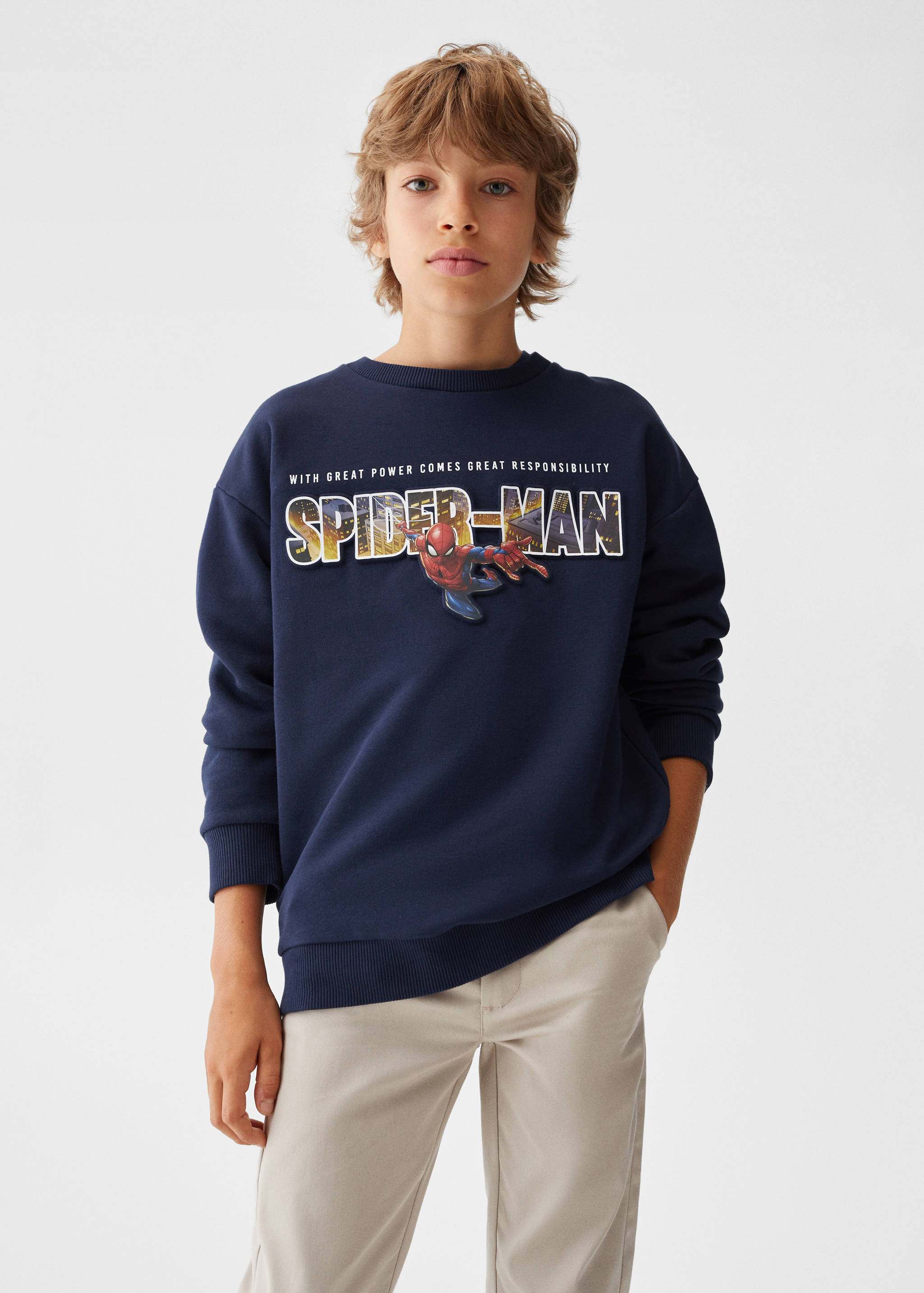 Sweat-shirt Spider-Man - Plan moyen