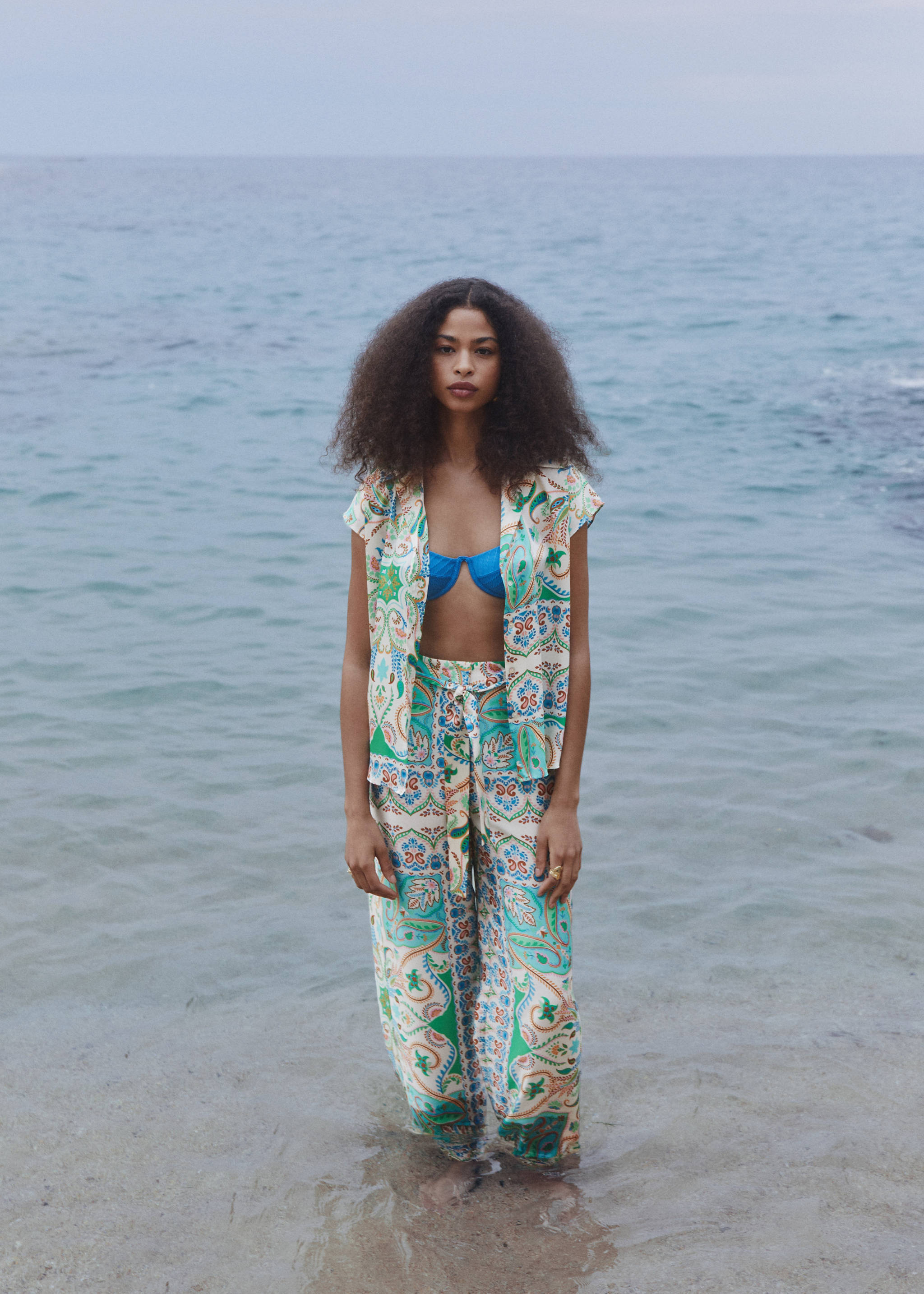 Chemise satinée imprimée - Détail de l'article 6