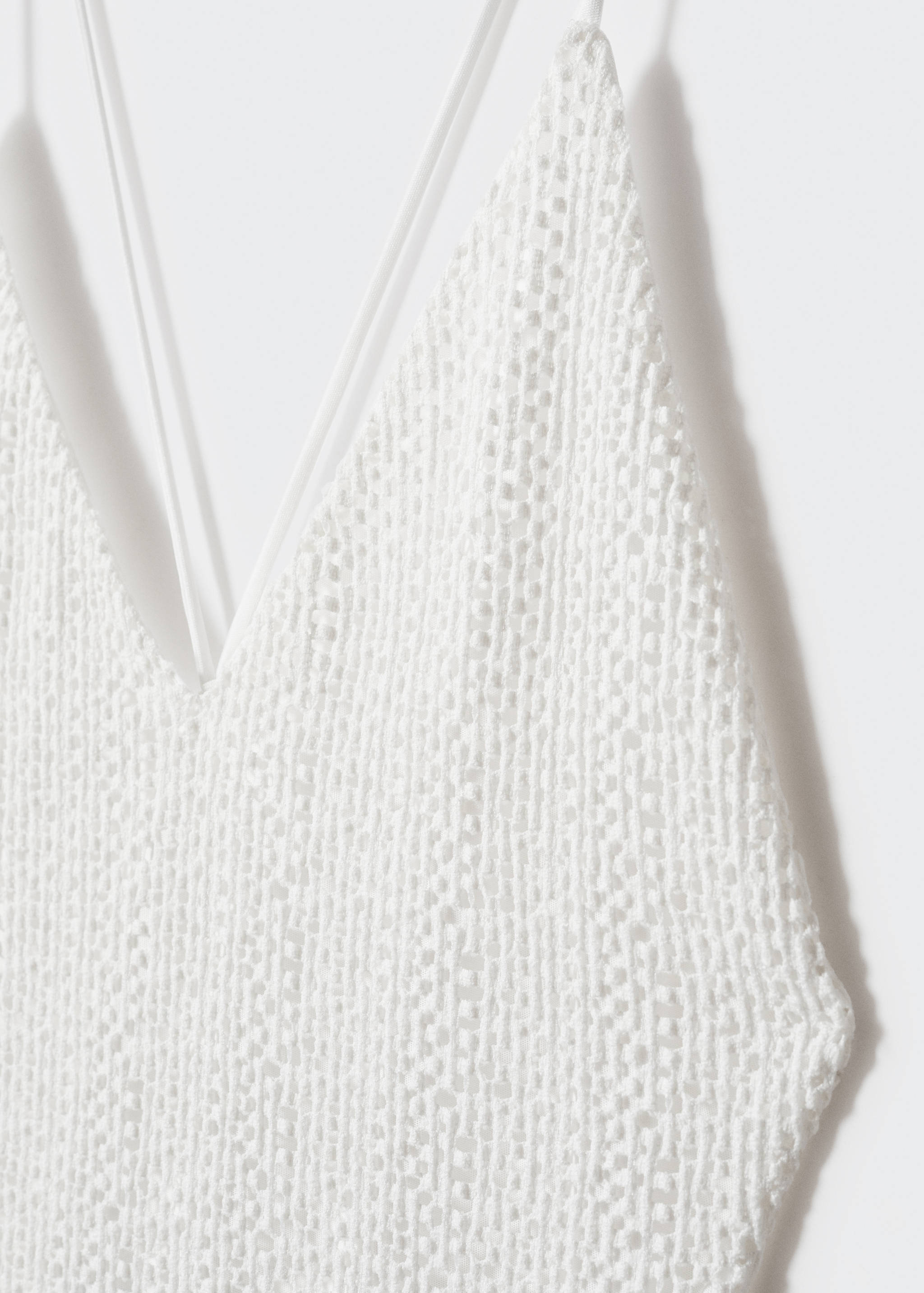 Rochie cu textură și spate parte peste parte - Detaliu al articolului 8