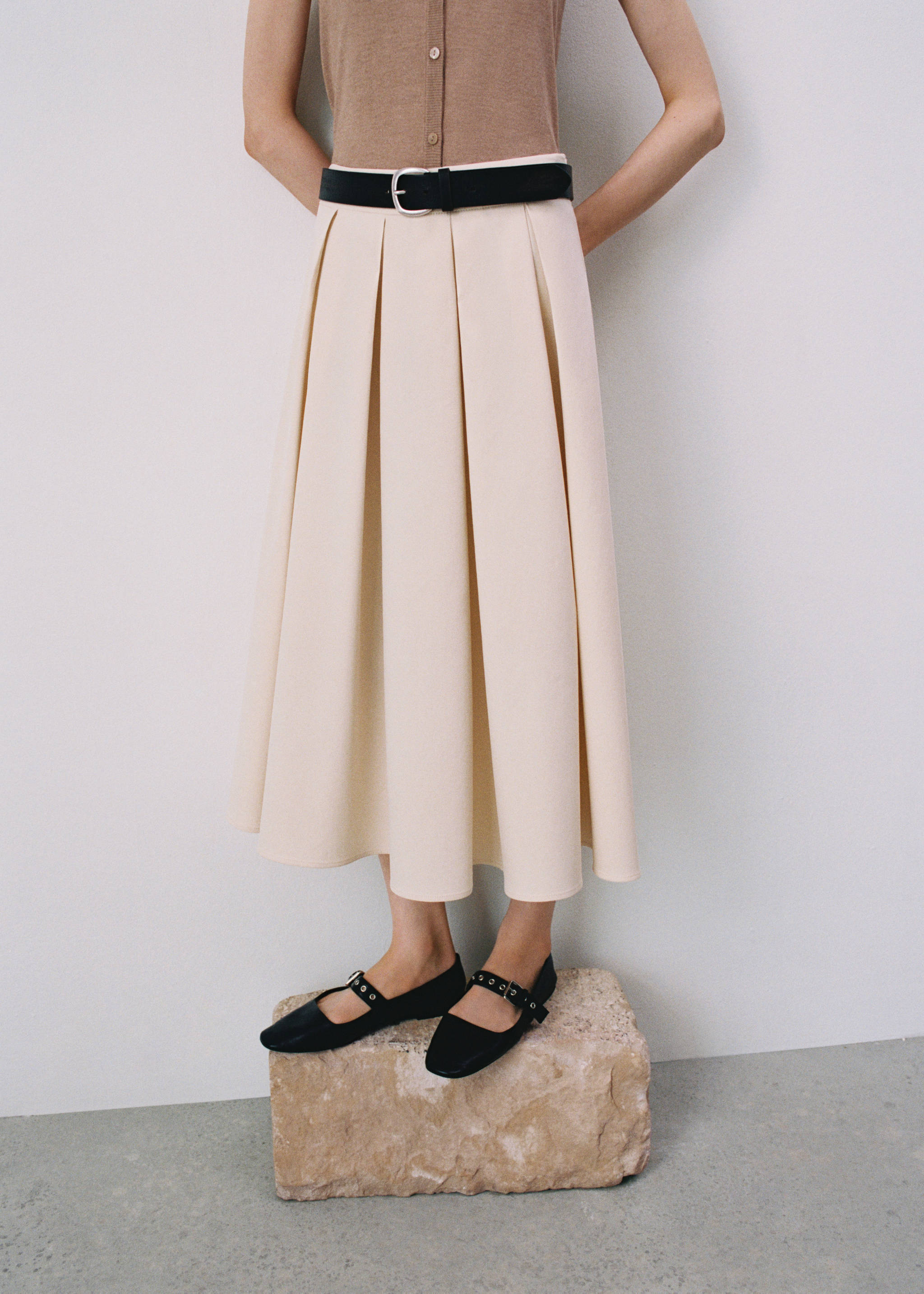 Туфли с пряжкой и заклепками - Общий план