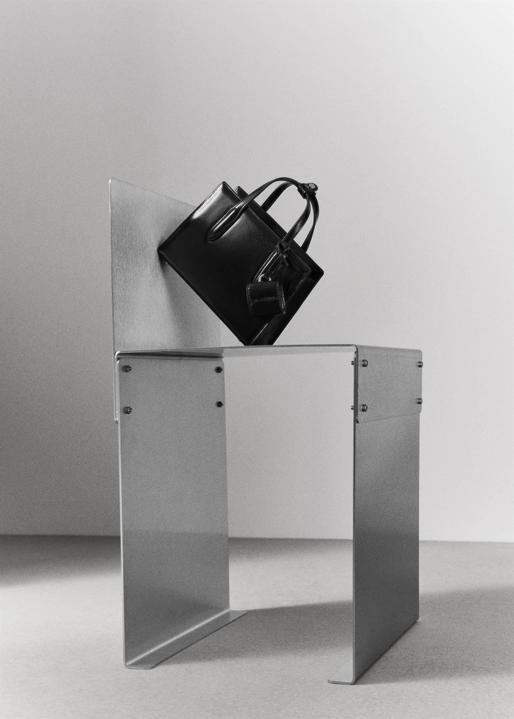 Petit sac shopper saffiano - Détail de l'article 9