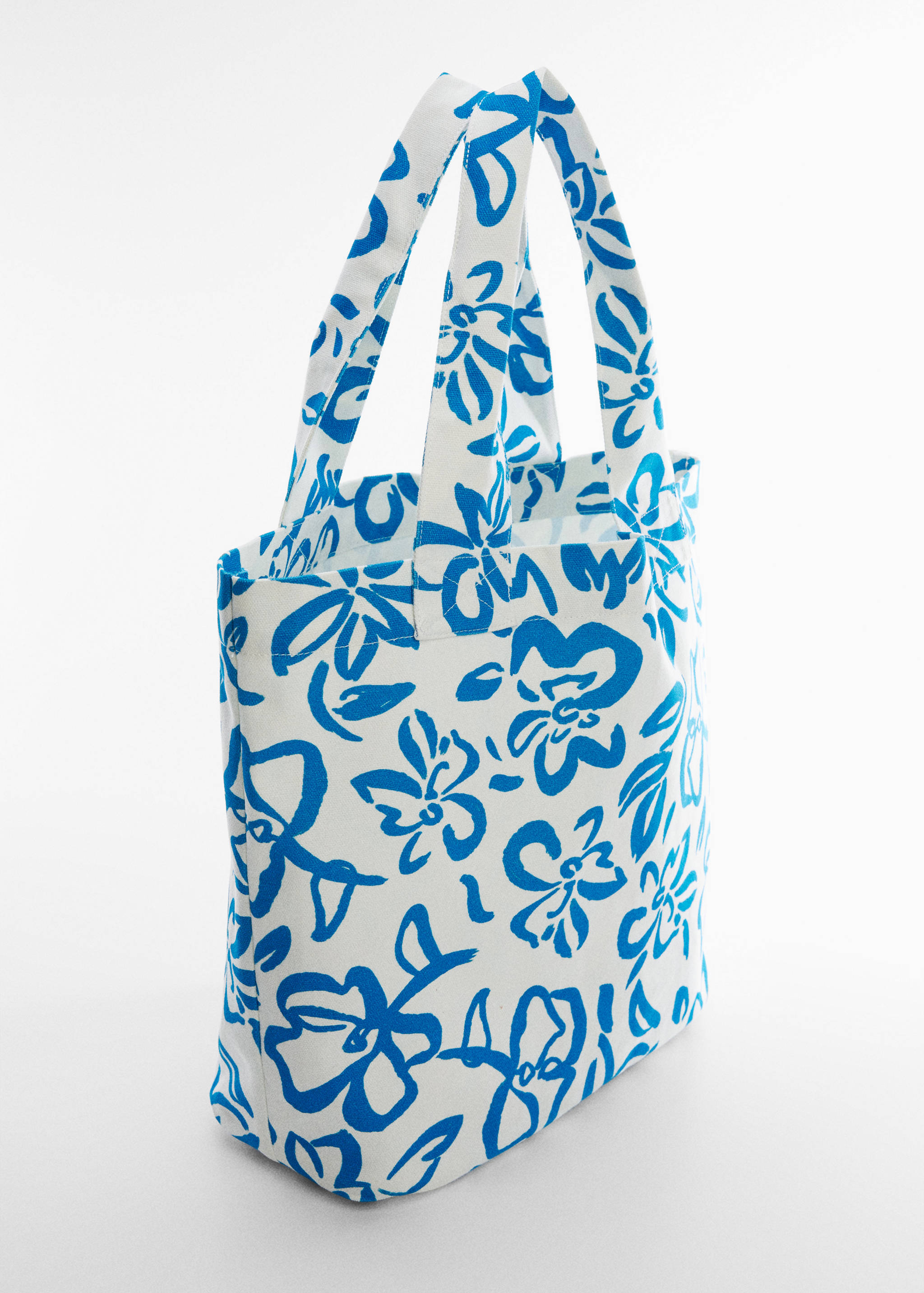 Floral tote bag - Medium plane