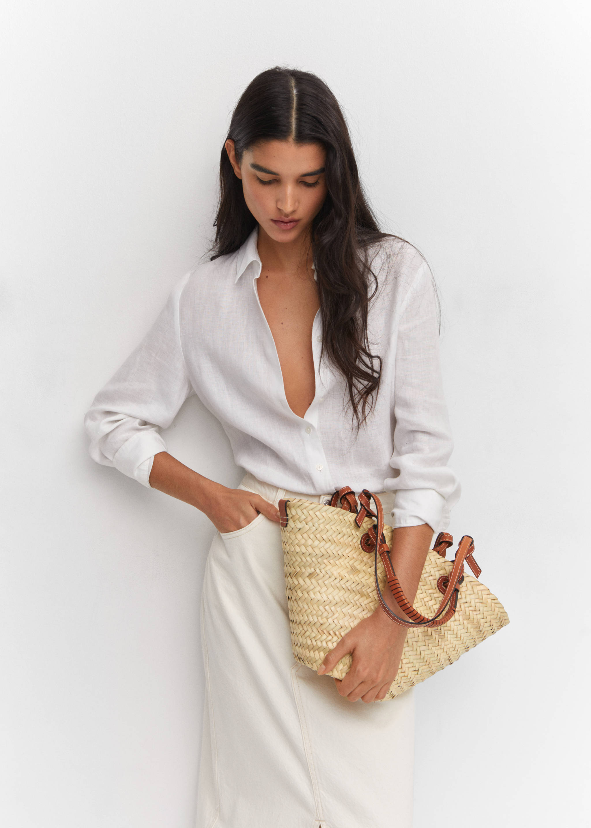 小号拉菲草轻便婴儿床 - null