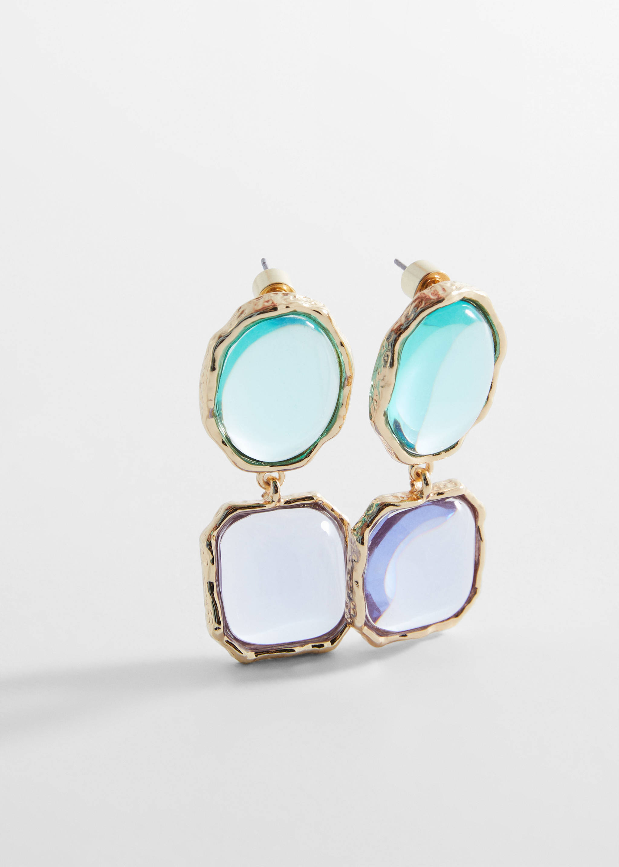 Boucles d’oreilles pierres combinées - Détail de l'article 1