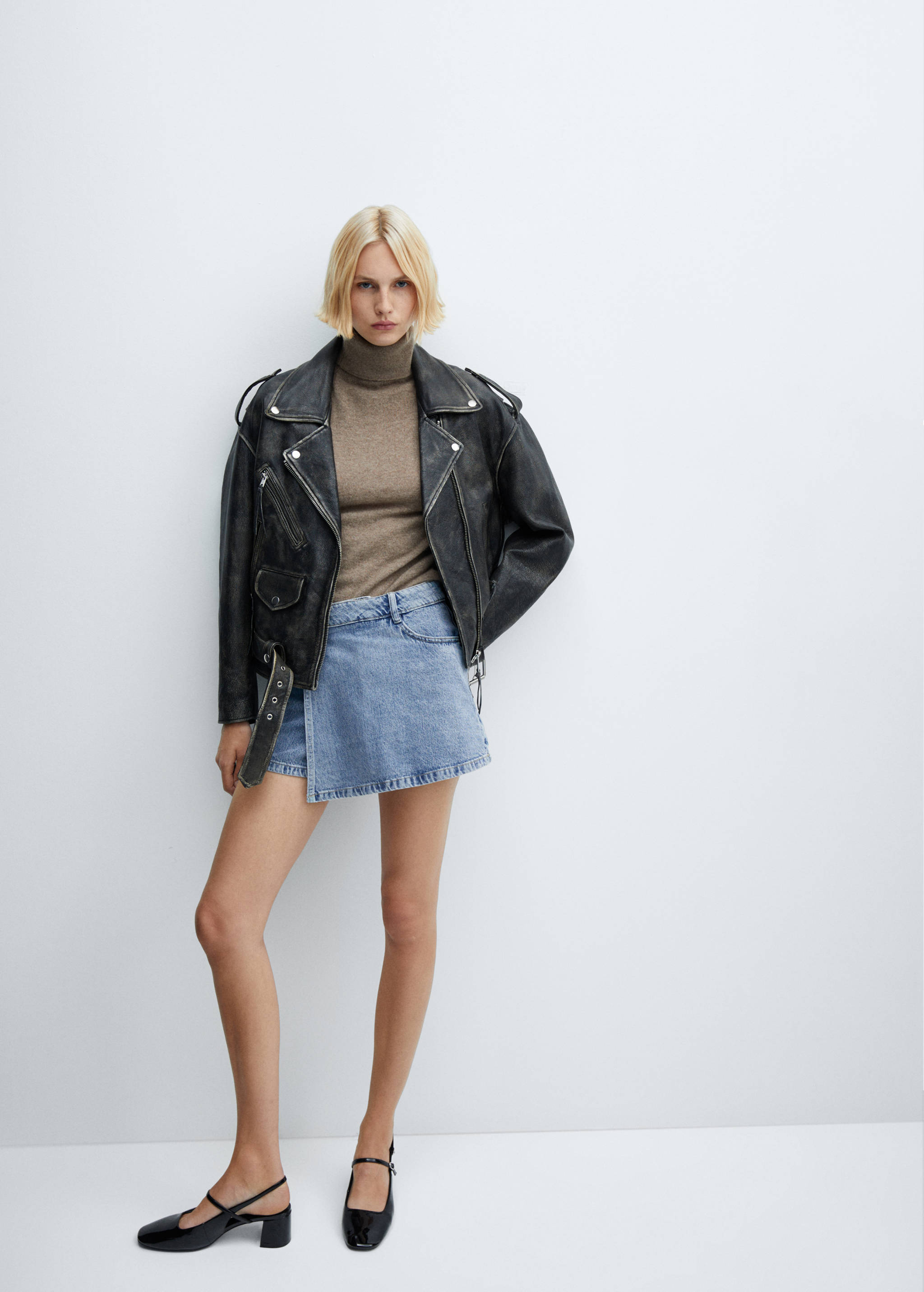 Denim skort - Details of the article 2