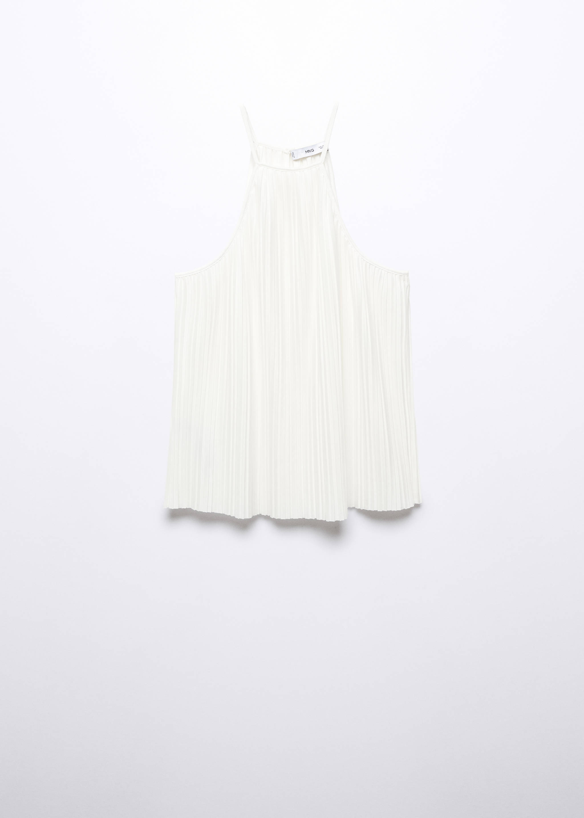 Halter-neck pleated top - Article without model
