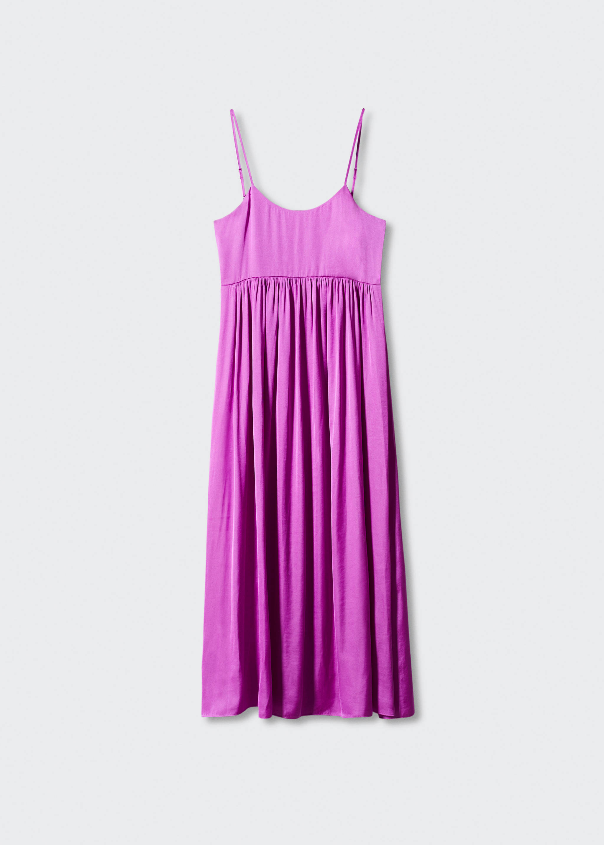 Vestido largo satinado - Artículo sin modelo