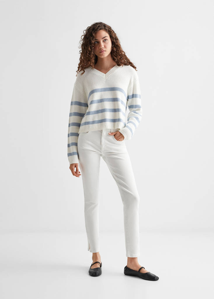 Skinny jeans with slit — Off White